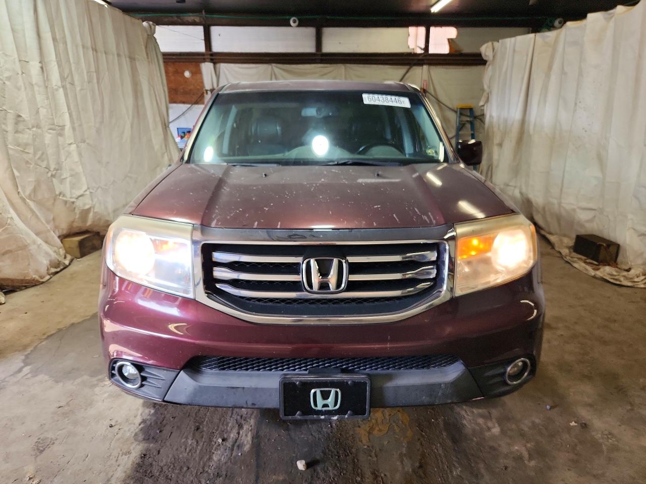 2012 Honda Pilot Exl Burgundy vin: 5FNYF4H57CB044303
