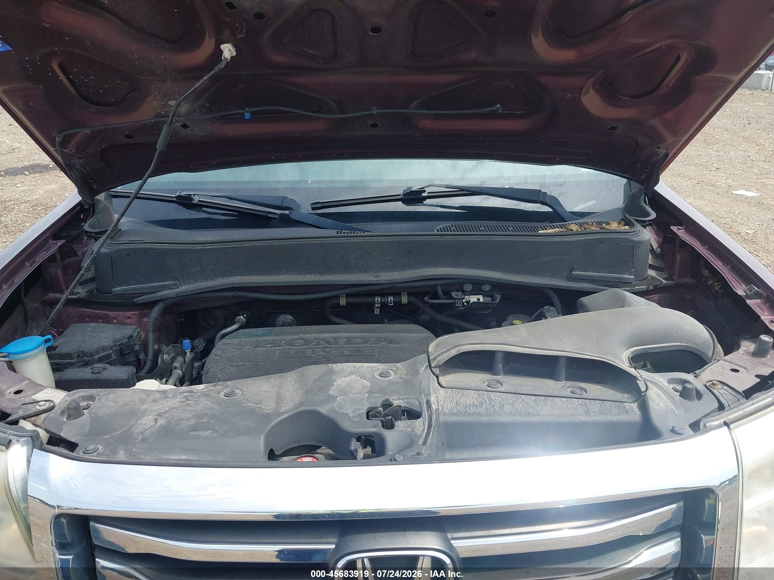 2012 Honda Pilot Ex-l Бордовый vin: 5FNYF4H57CB052241