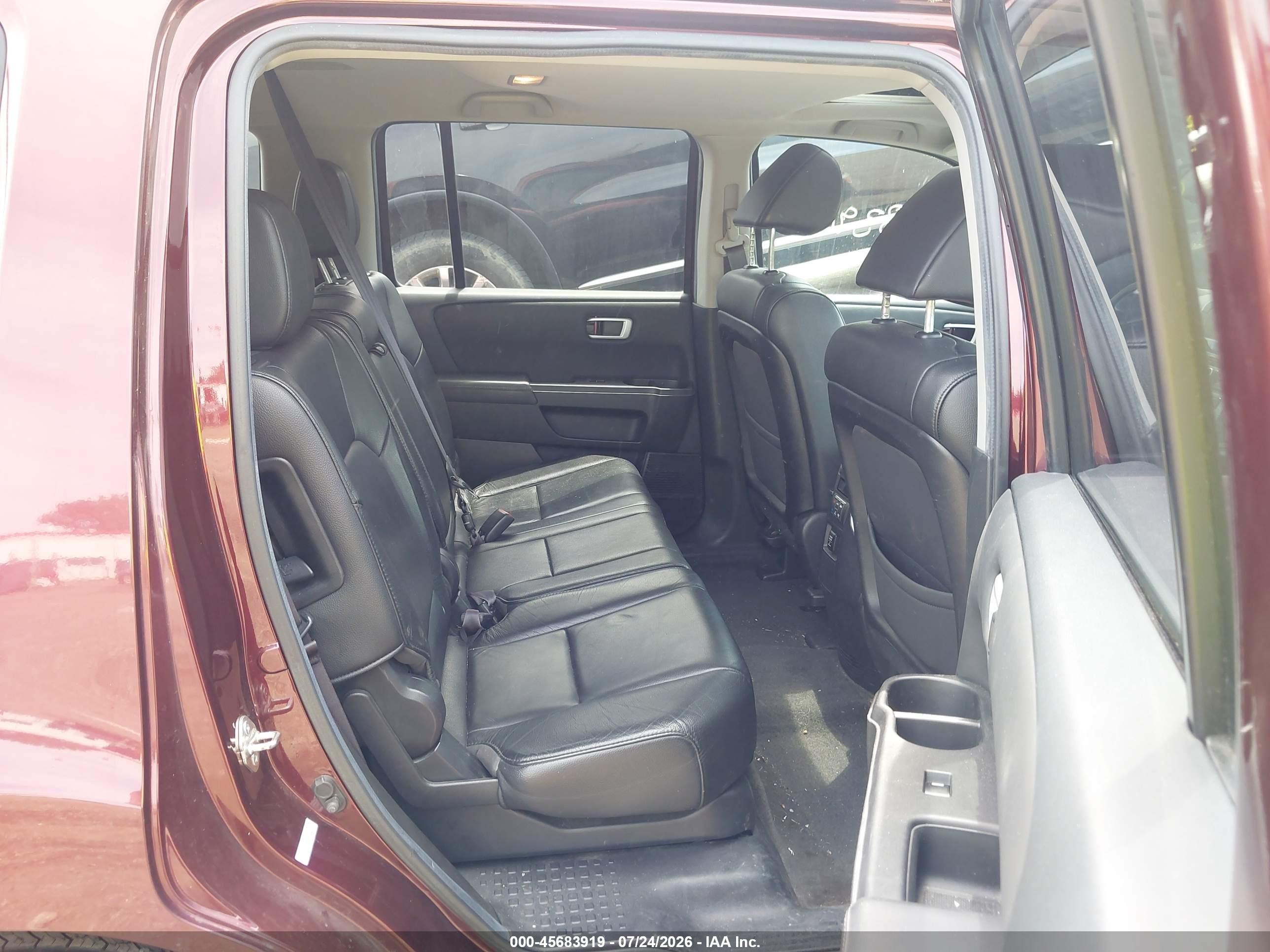 2012 Honda Pilot Ex-l Бордовый vin: 5FNYF4H57CB052241