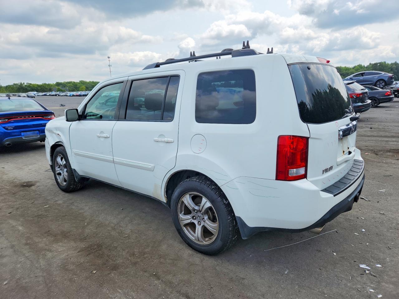 2012 Honda Pilot Exl Белый vin: 5FNYF4H57CB062302