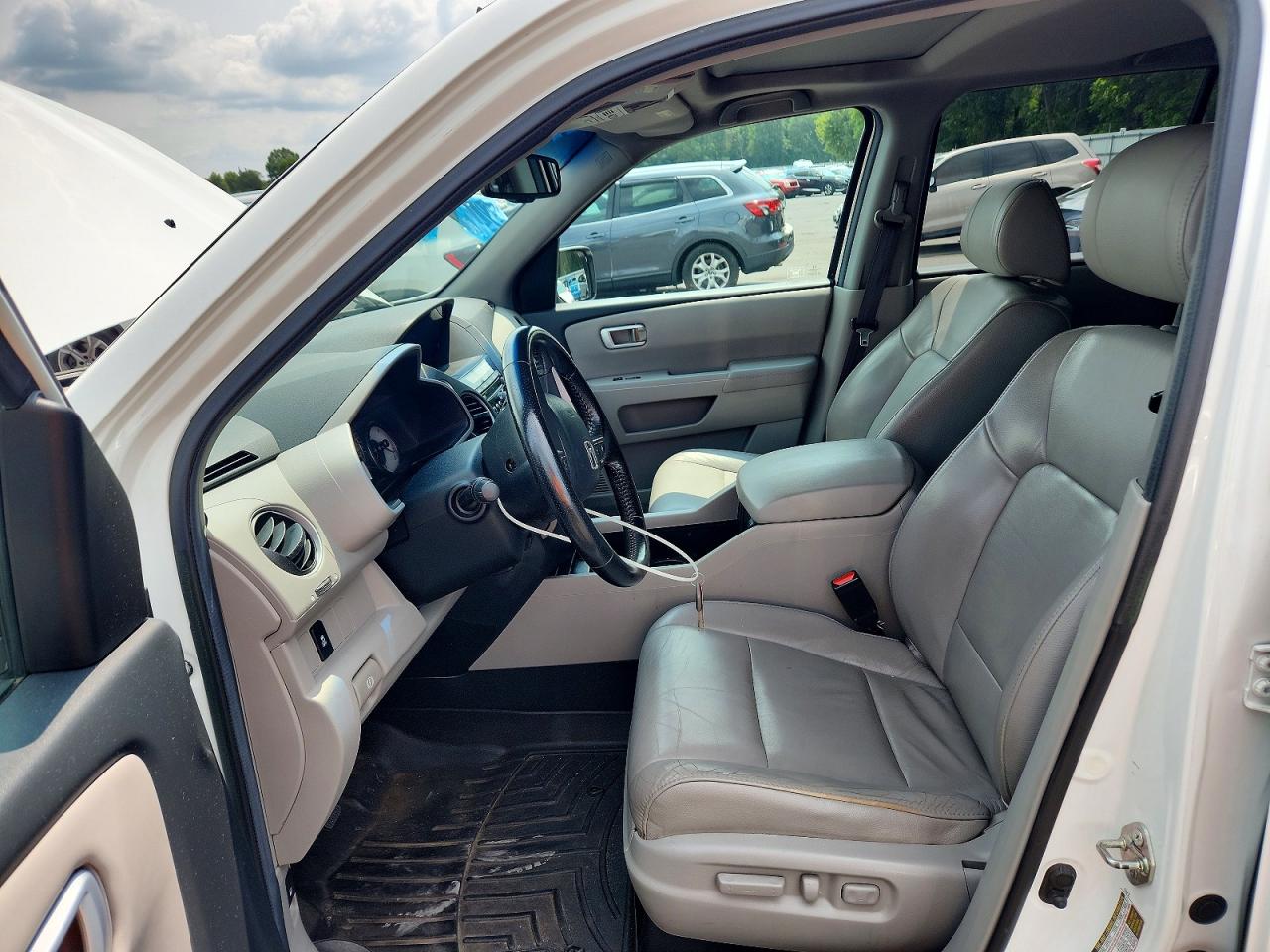 2012 Honda Pilot Exl Белый vin: 5FNYF4H57CB062302