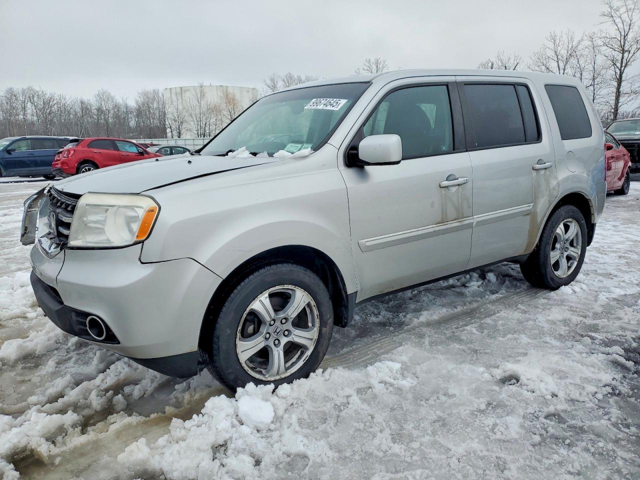 2012 Honda Pilot Exl Silver vin: 5FNYF4H57CB083442
