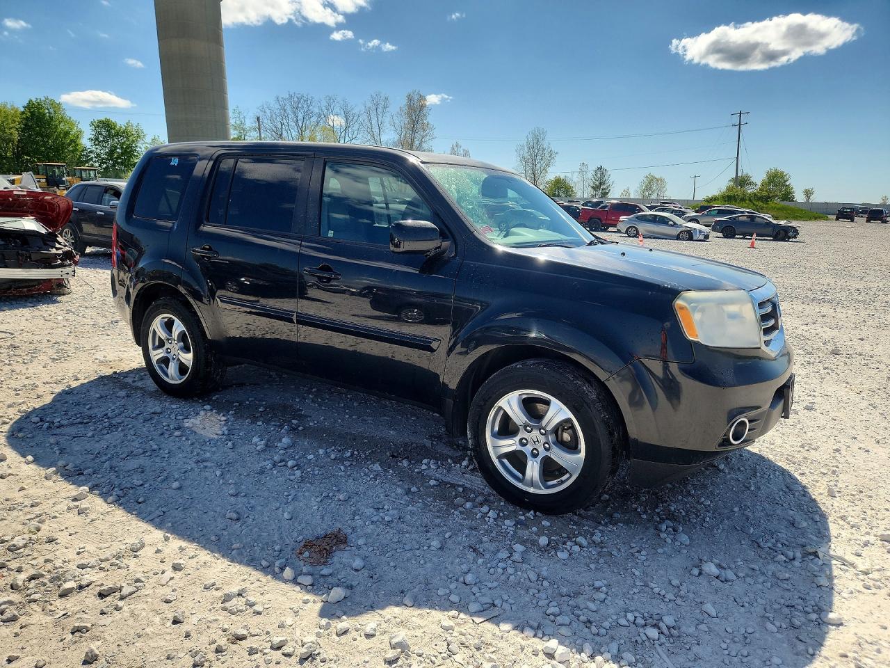 2013 Honda Pilot Exl Black vin: 5FNYF4H57DB011559