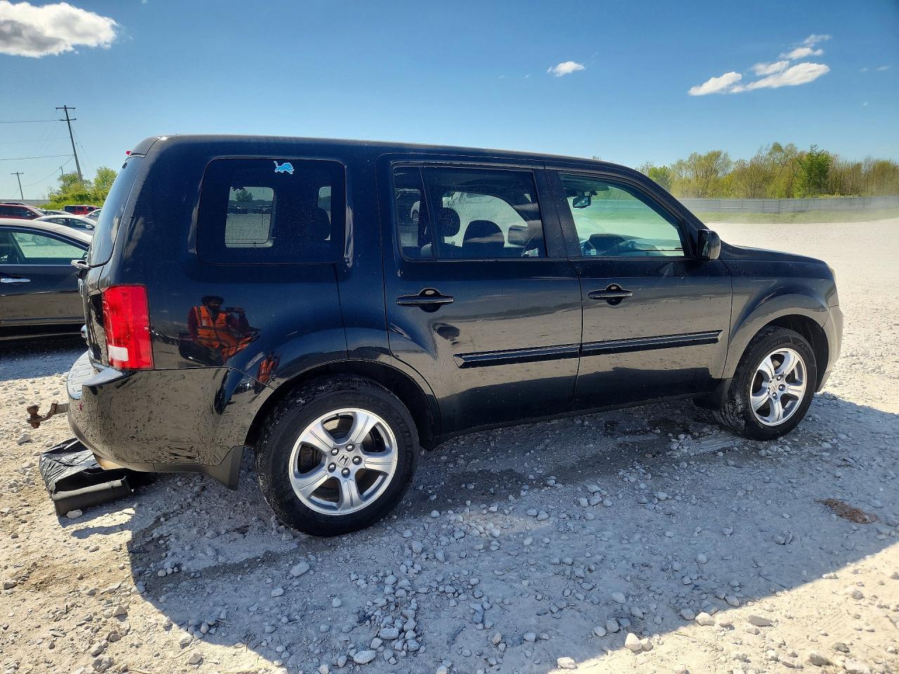 2013 Honda Pilot Exl Black vin: 5FNYF4H57DB011559
