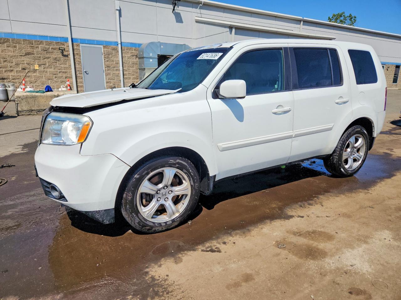 2013 Honda Pilot Exl White vin: 5FNYF4H57DB013263