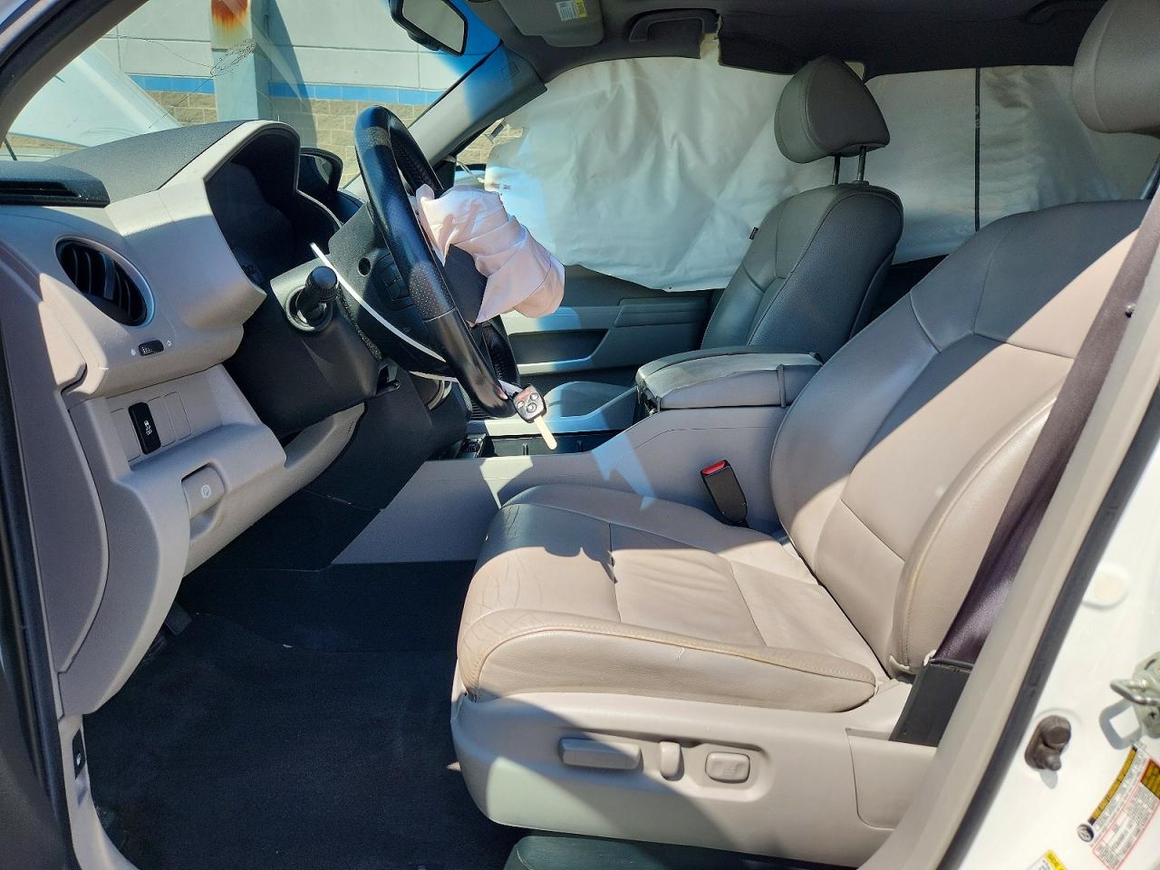 2013 Honda Pilot Exl White vin: 5FNYF4H57DB013263
