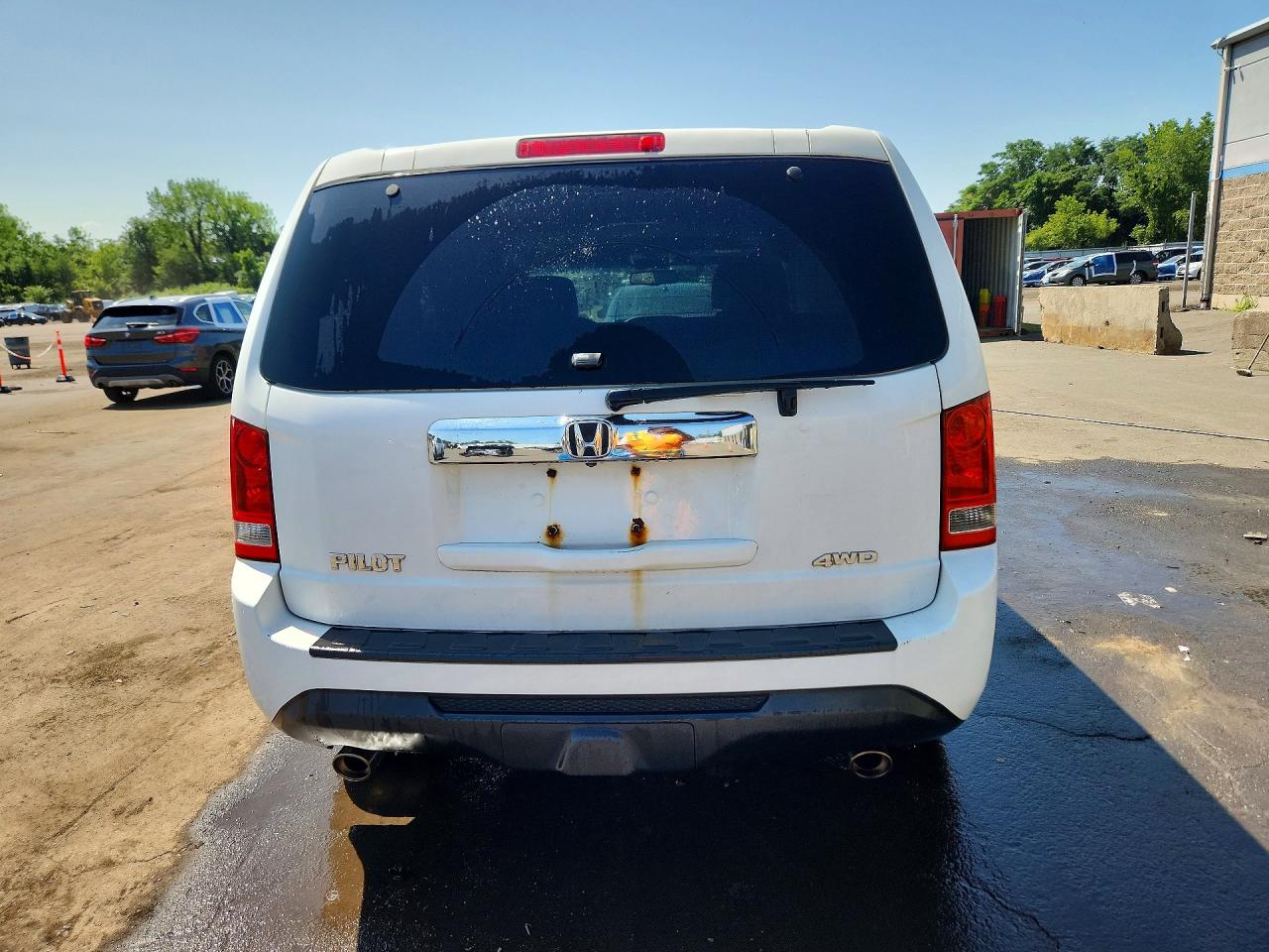 2013 Honda Pilot Exl White vin: 5FNYF4H57DB013263