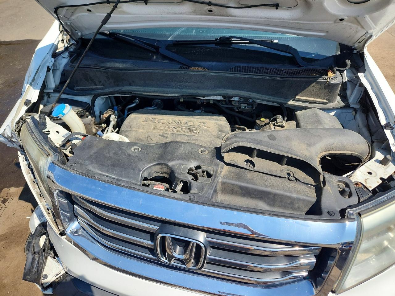 2013 Honda Pilot Exl White vin: 5FNYF4H57DB013263