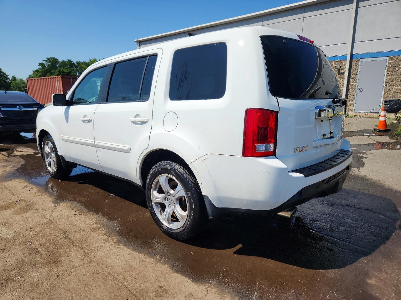 2013 Honda Pilot Exl White vin: 5FNYF4H57DB013263