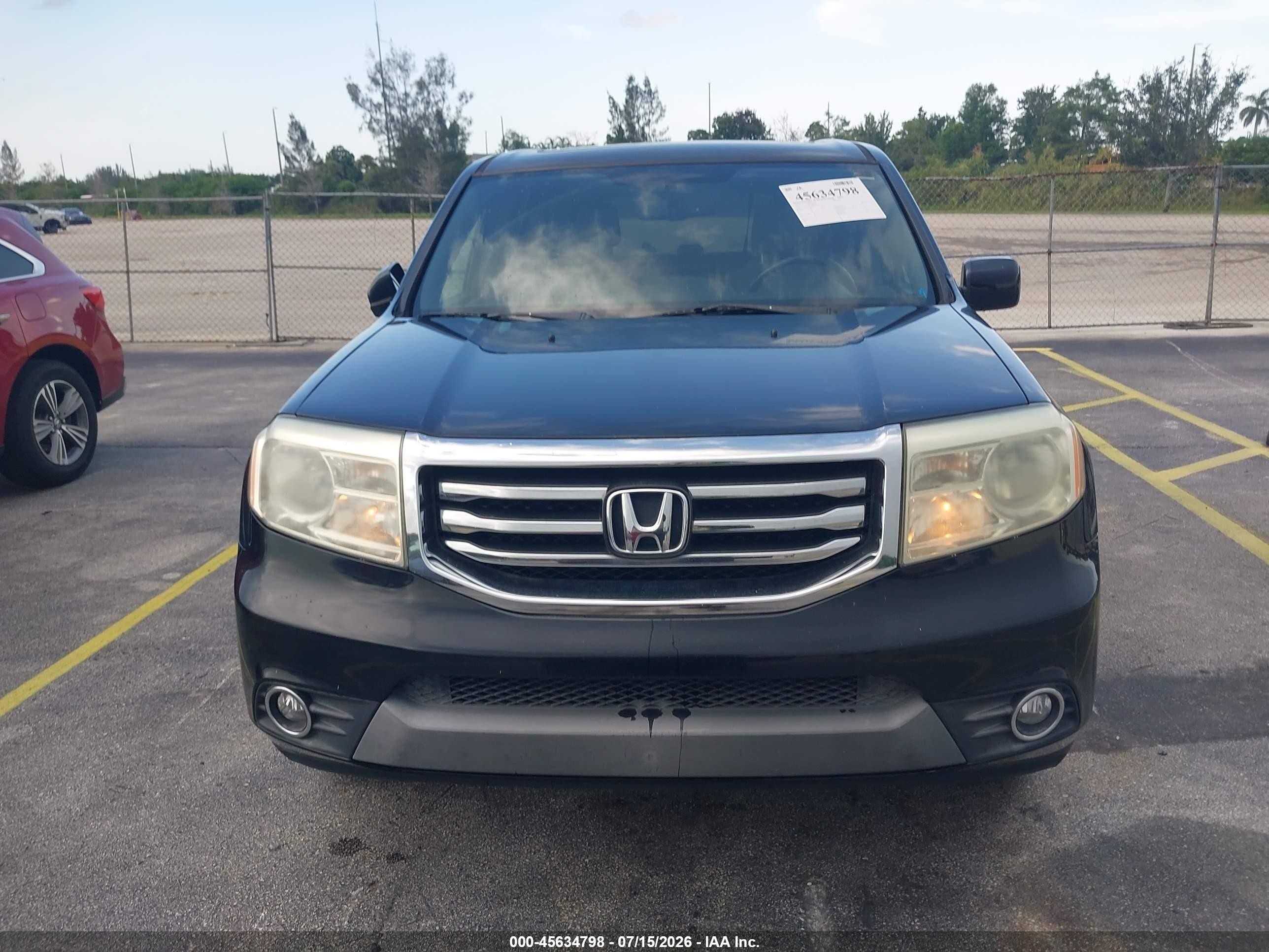 2013 Honda Pilot Ex-l Черный vin: 5FNYF4H57DB044688