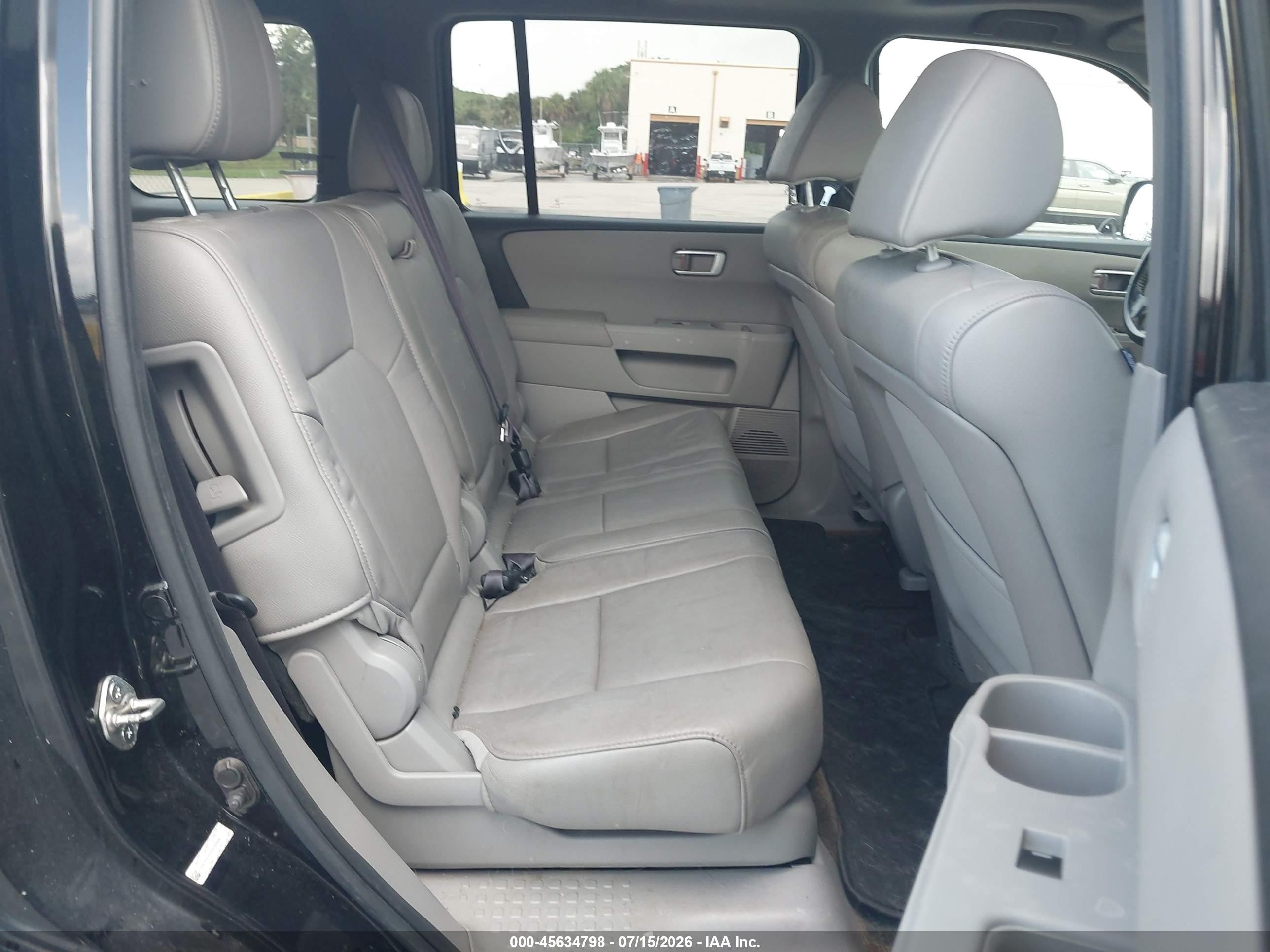 2013 Honda Pilot Ex-l Черный vin: 5FNYF4H57DB044688