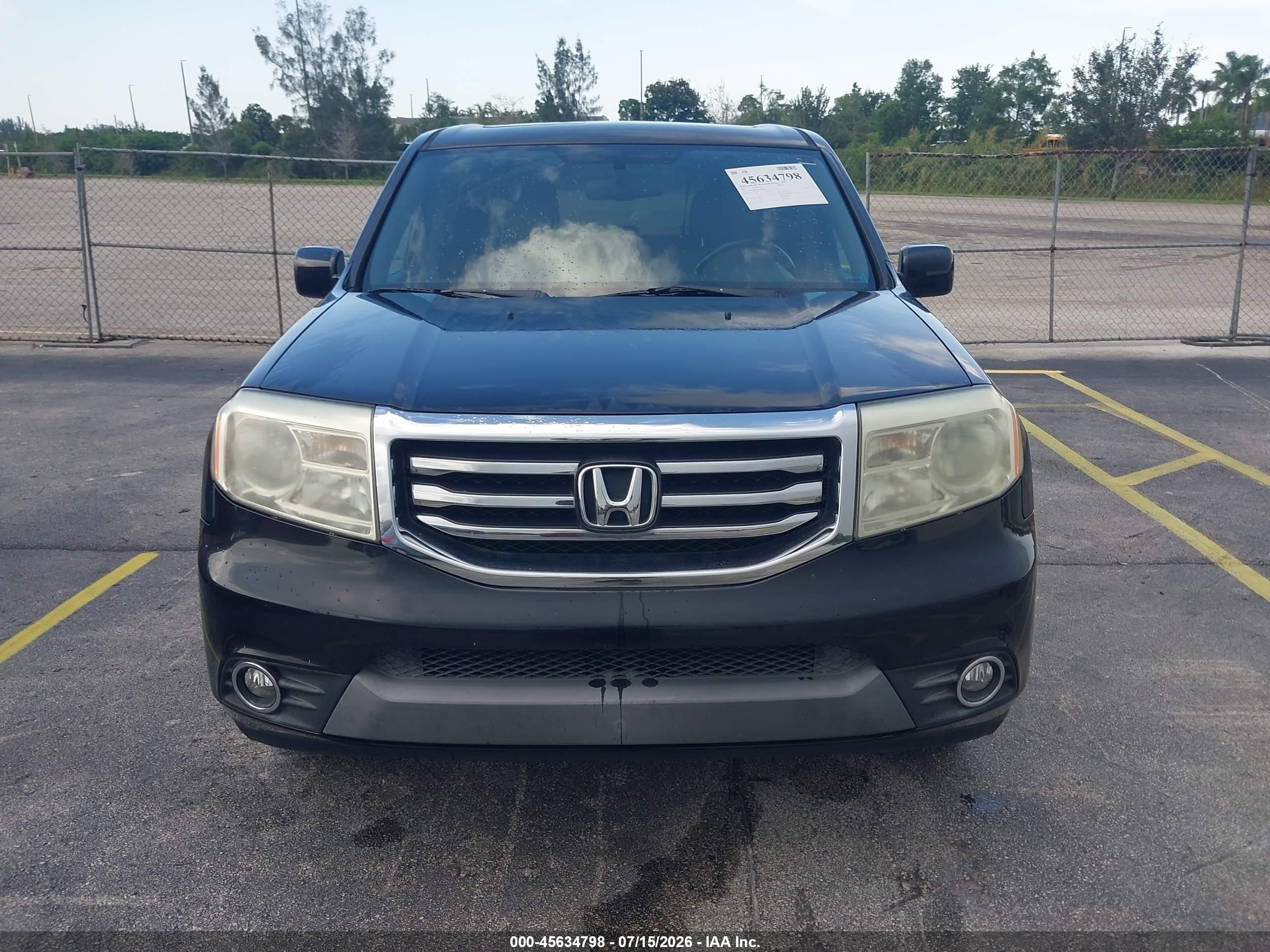 2013 Honda Pilot Ex-l Черный vin: 5FNYF4H57DB044688