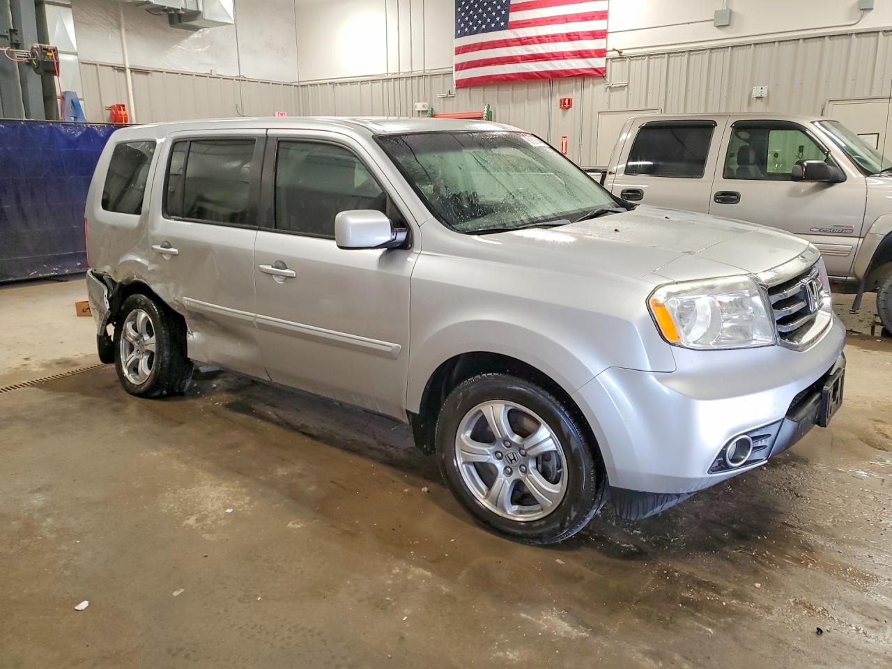 2013 Honda Pilot Exl Silver vin: 5FNYF4H57DB068263