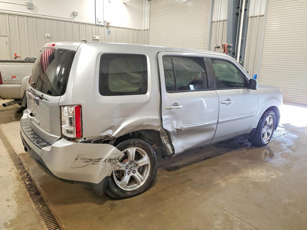 2013 Honda Pilot Exl Silver vin: 5FNYF4H57DB068263