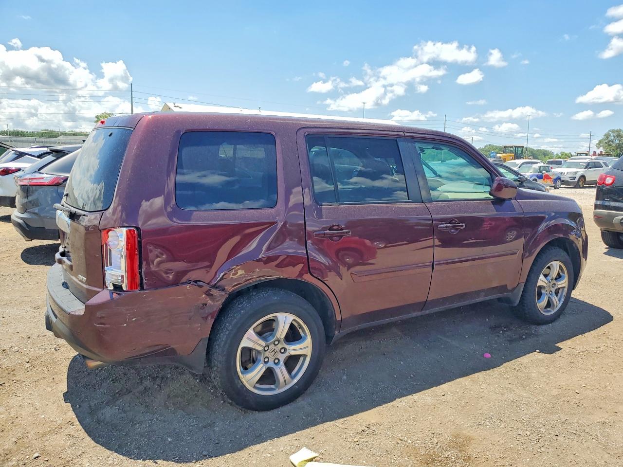 2013 Honda Pilot Exl Brown vin: 5FNYF4H57DB076346