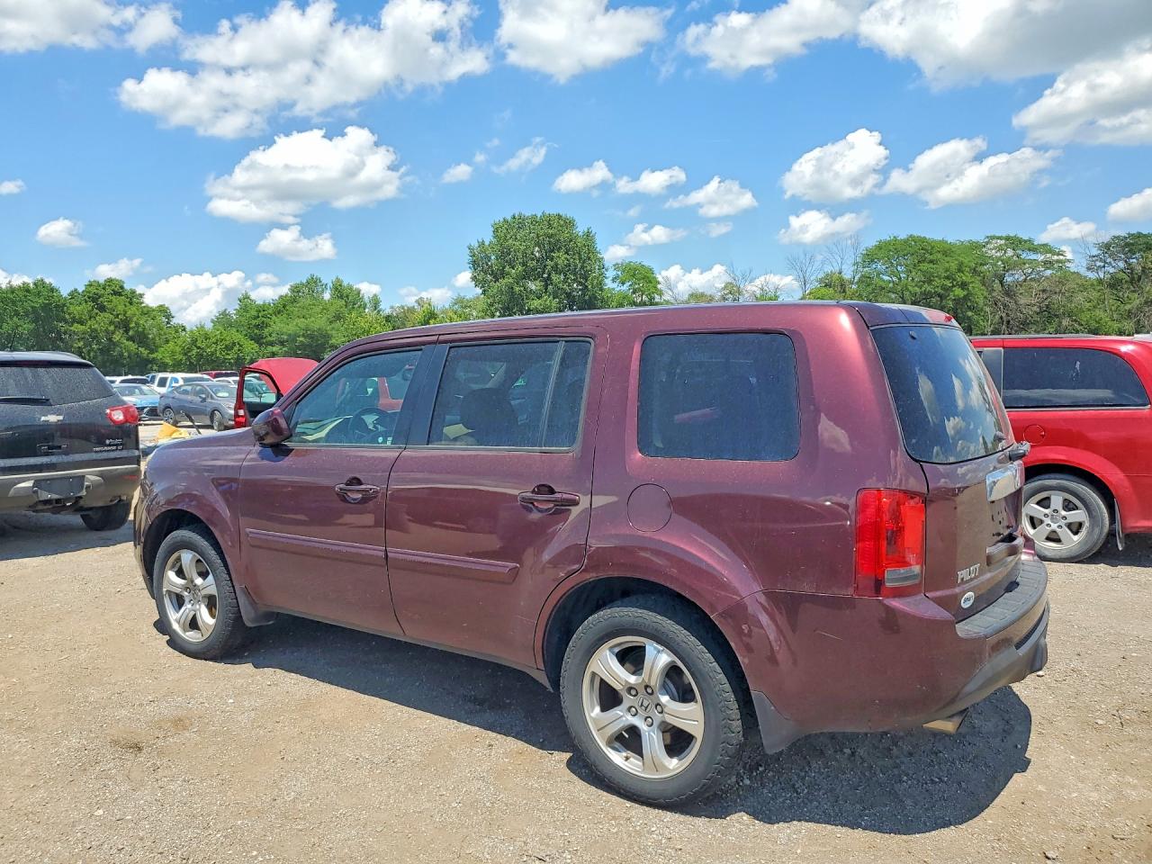 2013 Honda Pilot Exl Brown vin: 5FNYF4H57DB076346