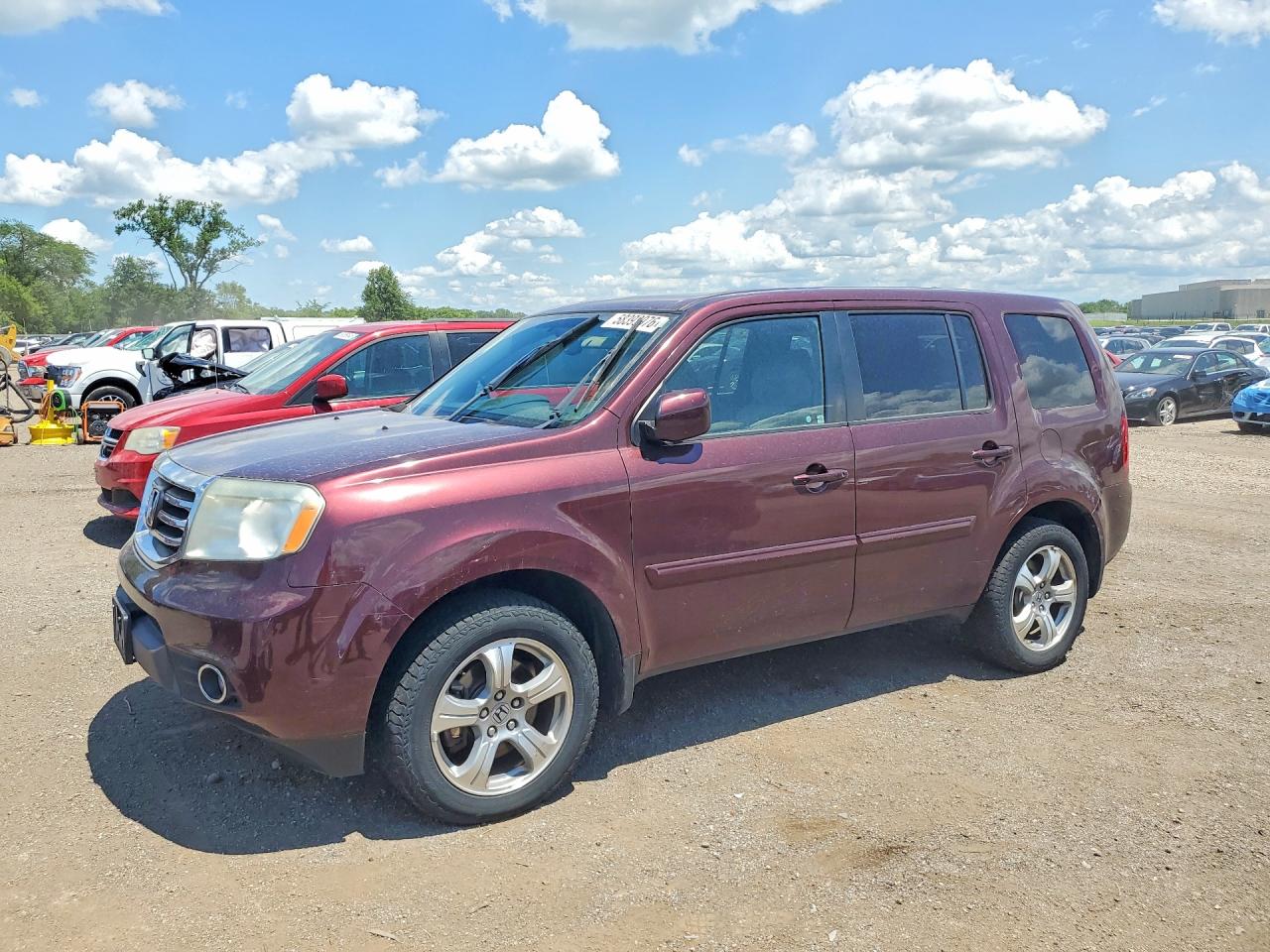 2013 Honda Pilot Exl Brown vin: 5FNYF4H57DB076346
