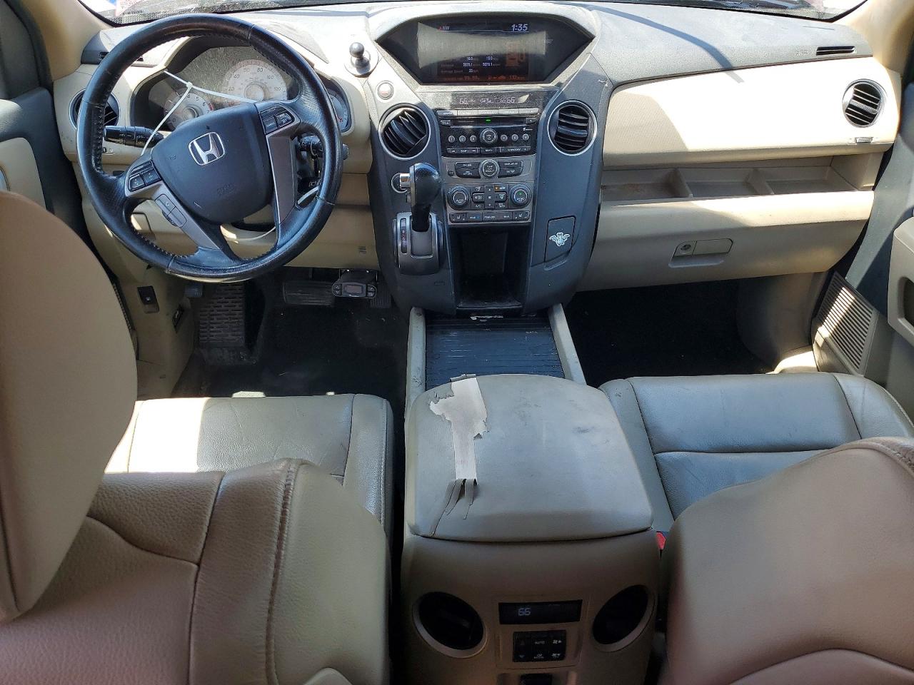 2013 Honda Pilot Exl Brown vin: 5FNYF4H57DB076346
