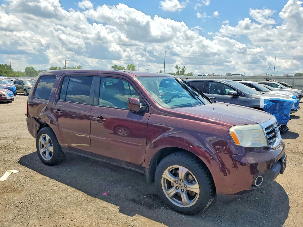 2013 Honda Pilot Exl Brown vin: 5FNYF4H57DB076346
