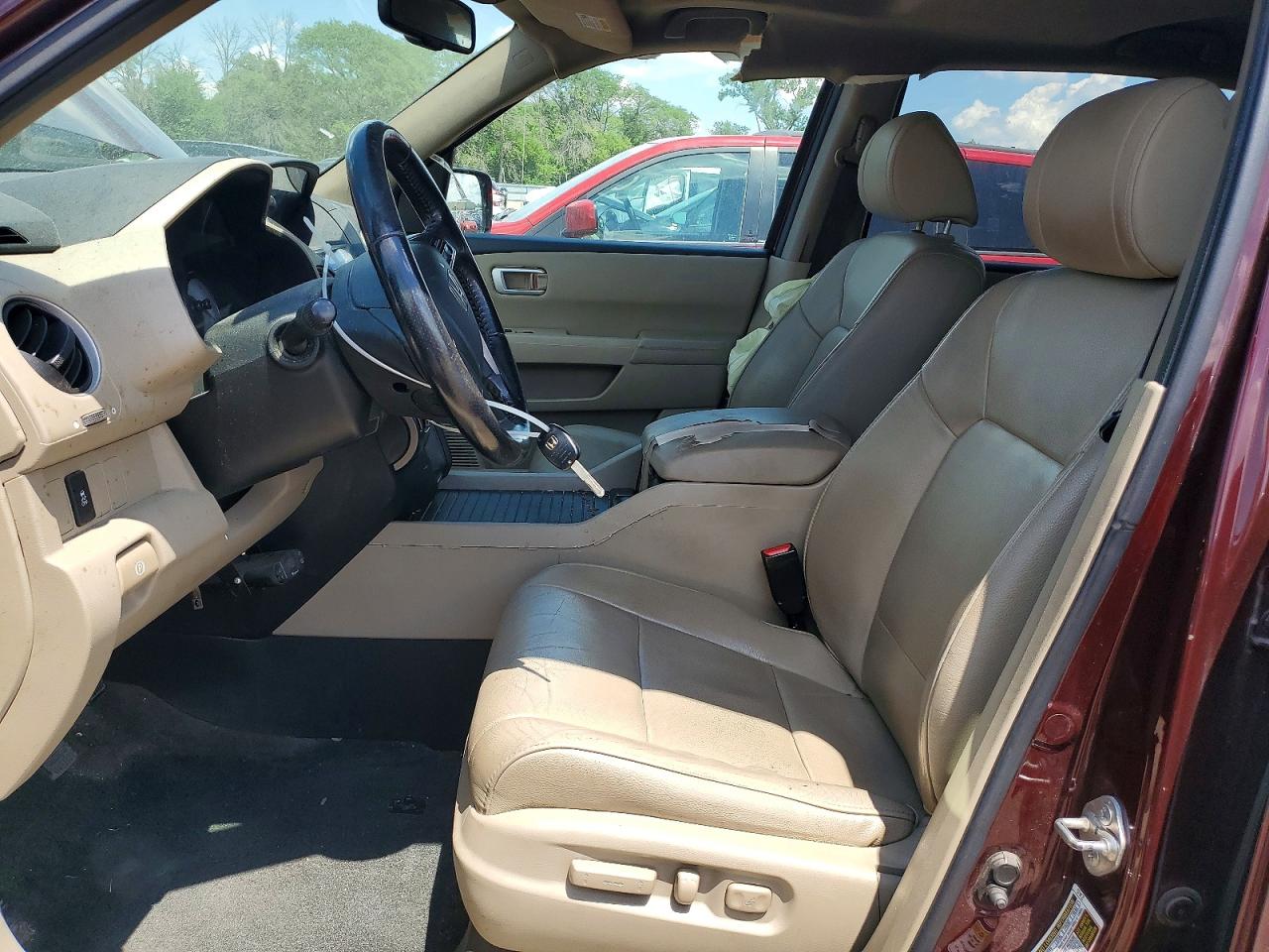 2013 Honda Pilot Exl Brown vin: 5FNYF4H57DB076346