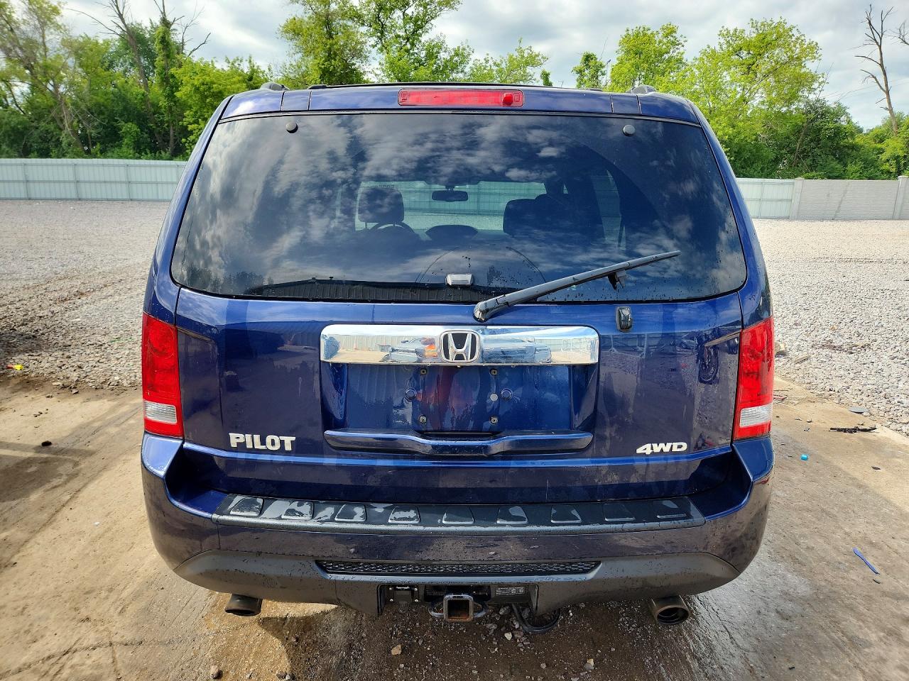 2013 Honda Pilot Exl Blue vin: 5FNYF4H57DB086181