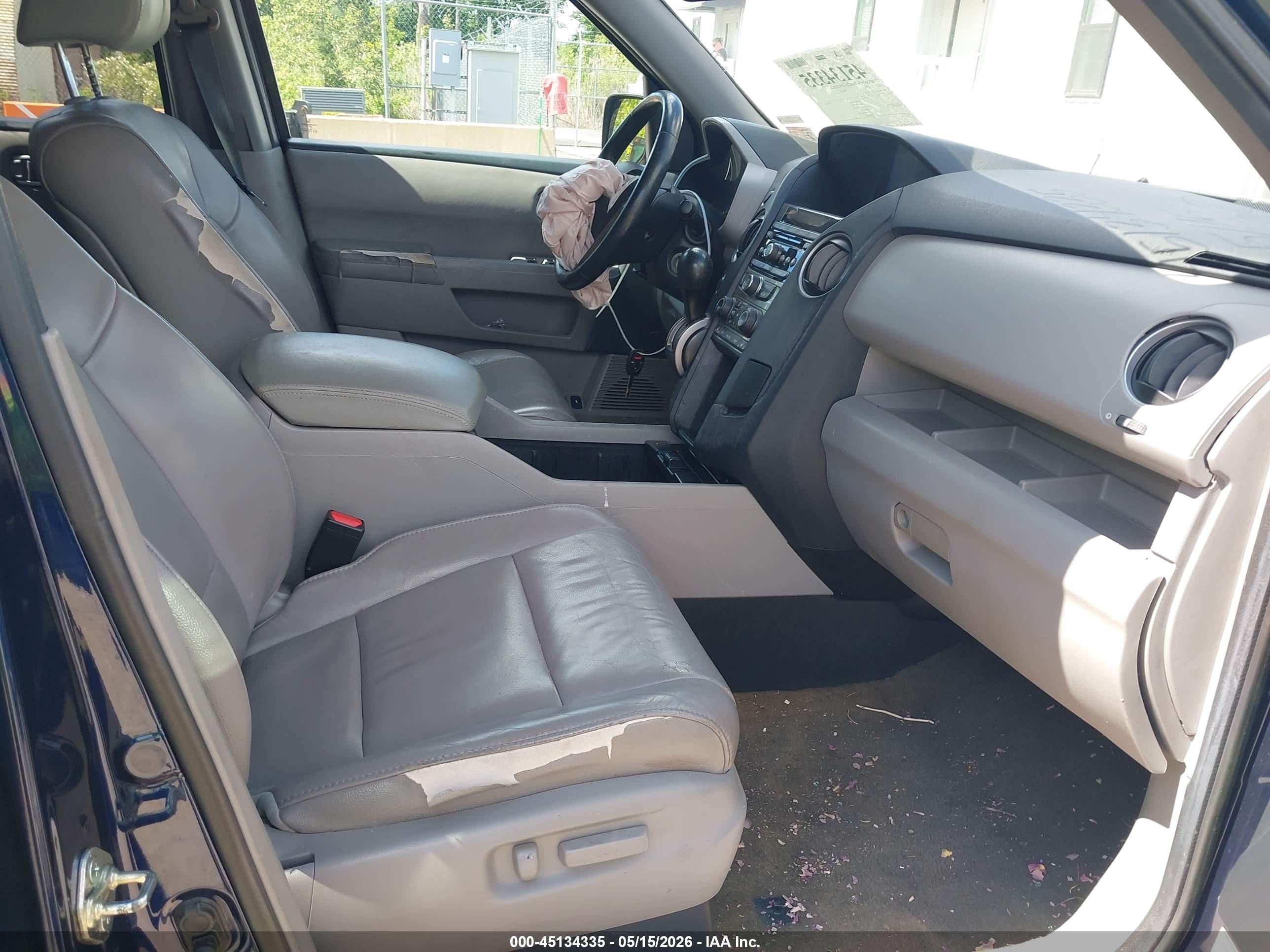 2014 Honda Pilot Ex-l Dark Blue vin: 5FNYF4H57EB014916