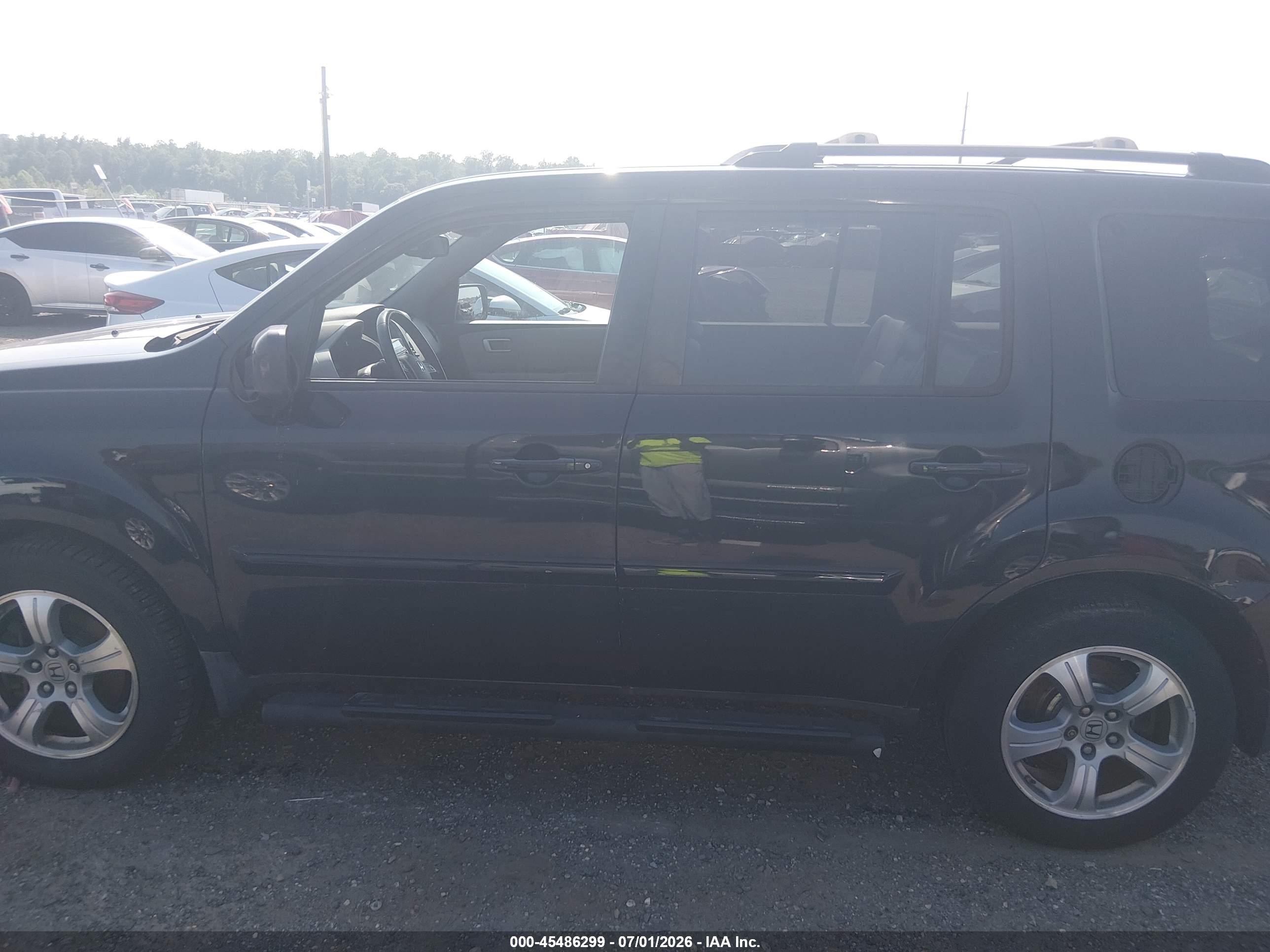 2014 Honda Pilot Ex-l Синий vin: 5FNYF4H57EB018223