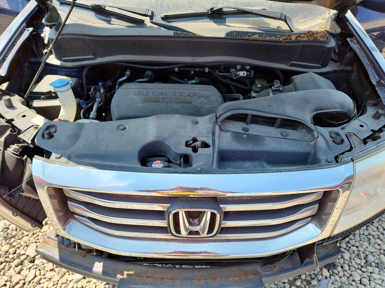 2014 Honda Pilot Exl Blue vin: 5FNYF4H57EB042246