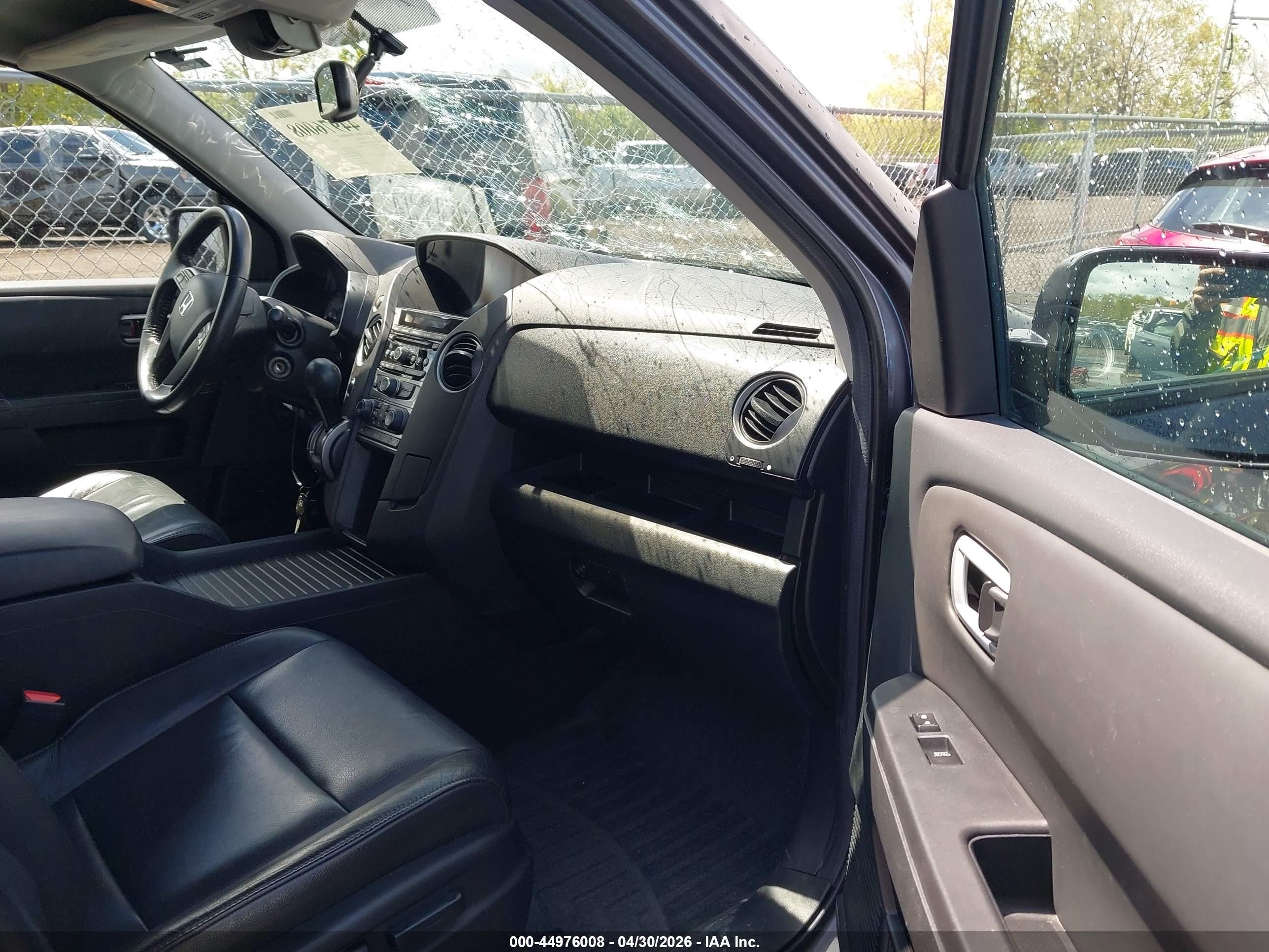 2014 Honda Pilot Ex-l Gray vin: 5FNYF4H57EB043607