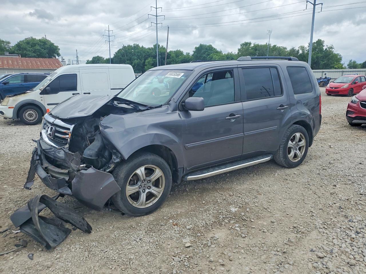 2014 Honda Pilot Exl Charcoal vin: 5FNYF4H57EB054879