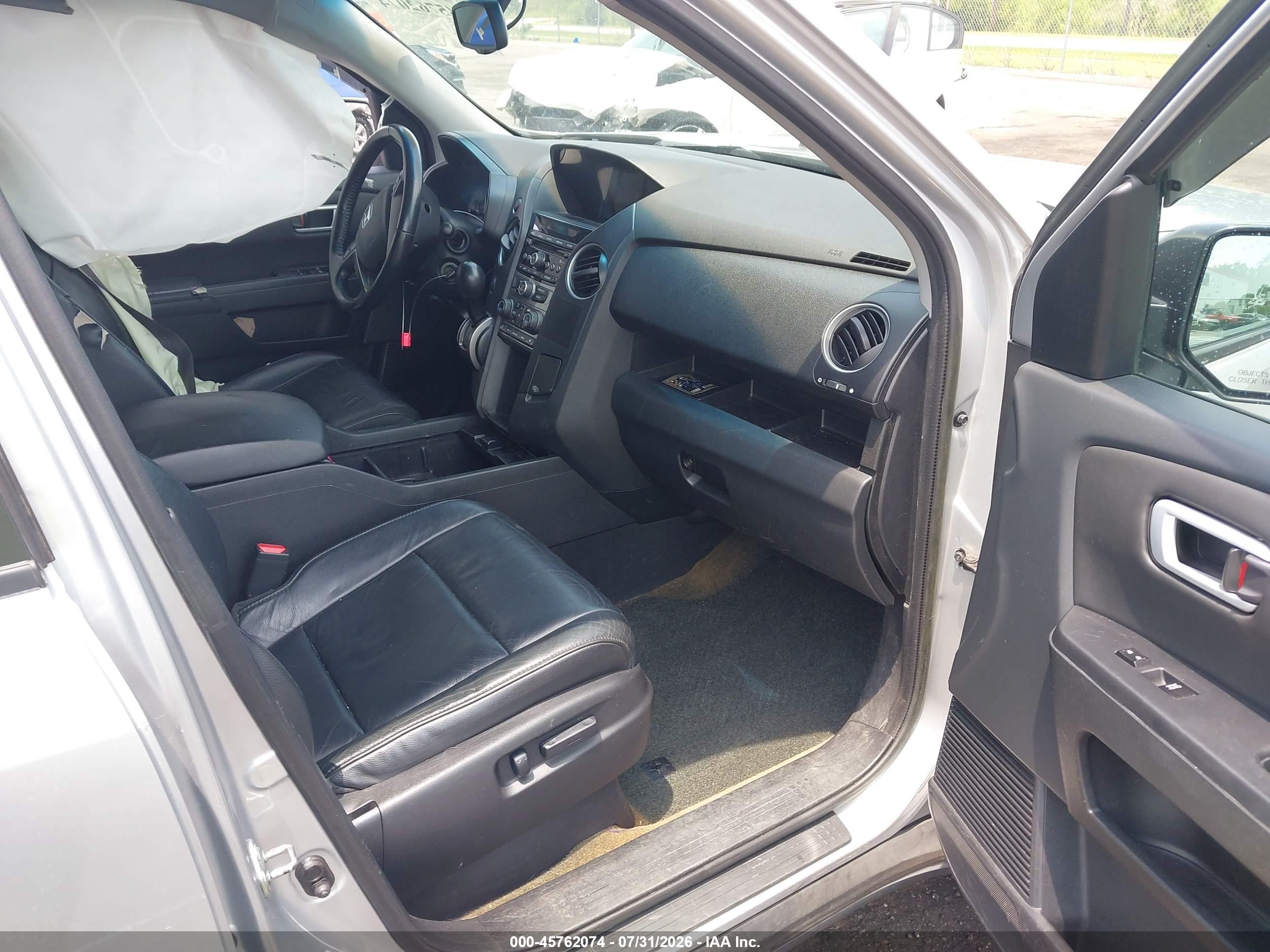 2015 Honda Pilot Ex-l Gray vin: 5FNYF4H57FB008146