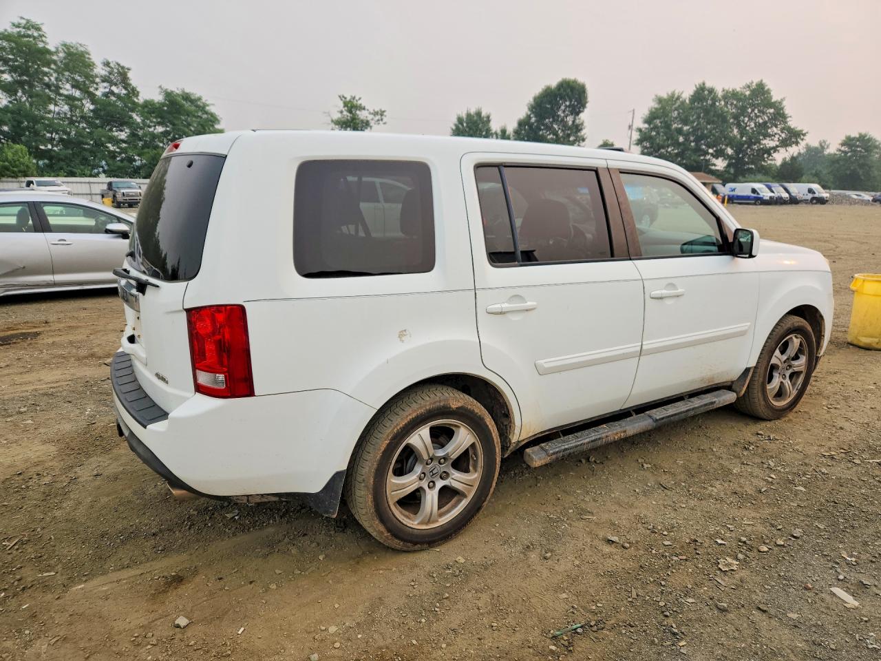 2015 Honda Pilot Exl Белый vin: 5FNYF4H57FB015324