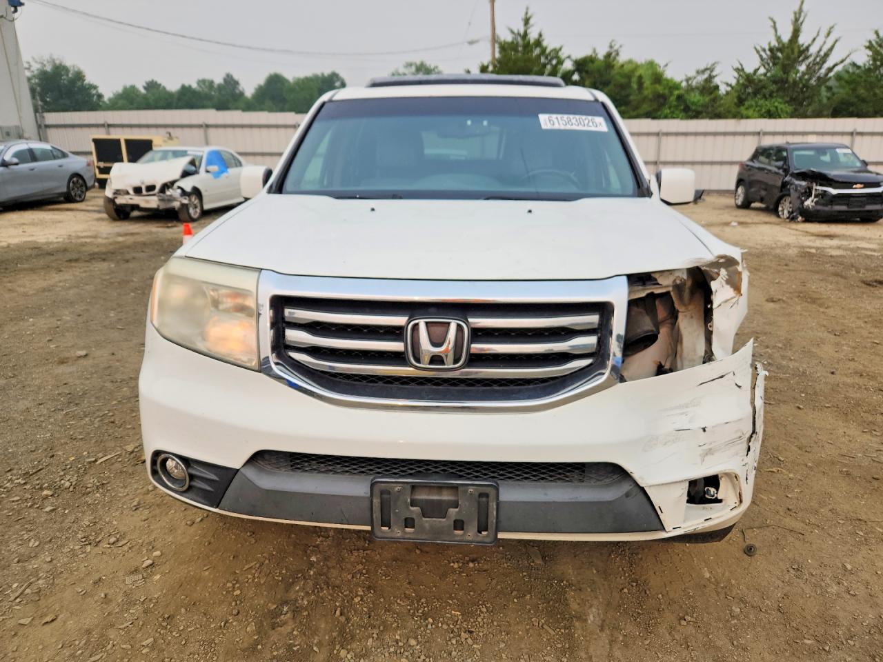 2015 Honda Pilot Exl Белый vin: 5FNYF4H57FB015324