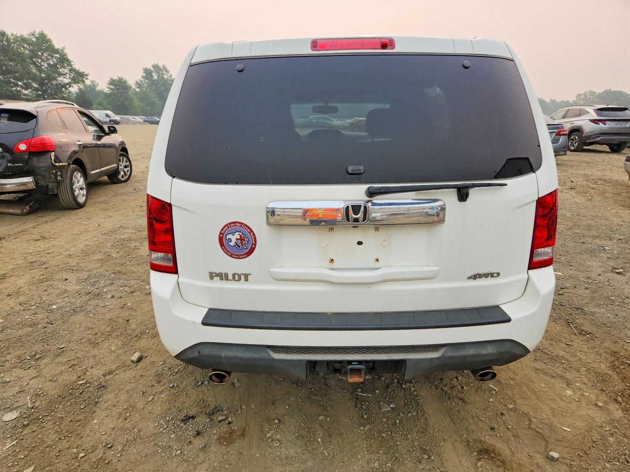 2015 Honda Pilot Exl Белый vin: 5FNYF4H57FB015324