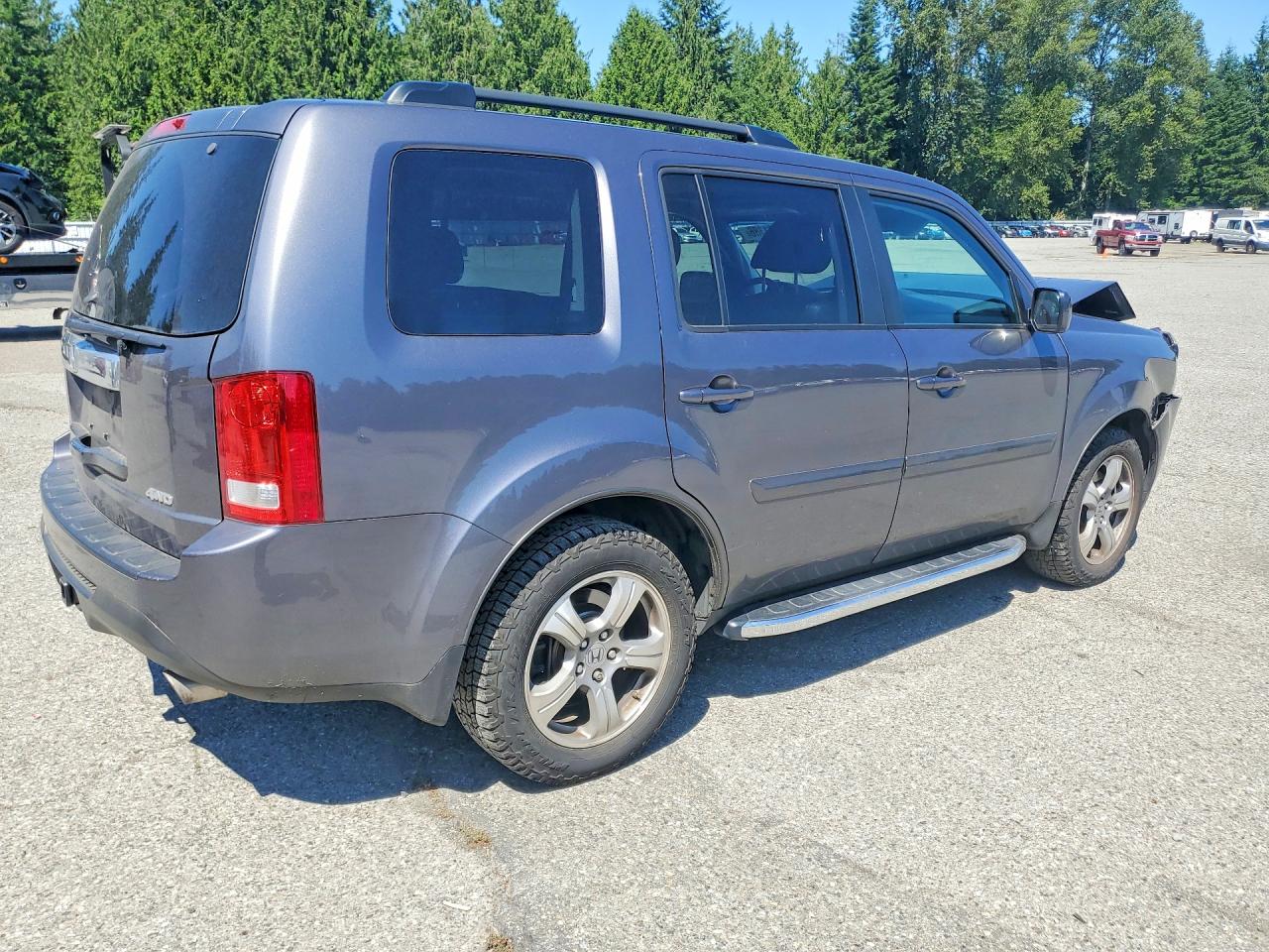 2015 Honda Pilot Exl Gray vin: 5FNYF4H57FB018207