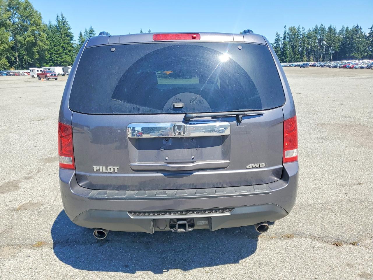 2015 Honda Pilot Exl Gray vin: 5FNYF4H57FB018207