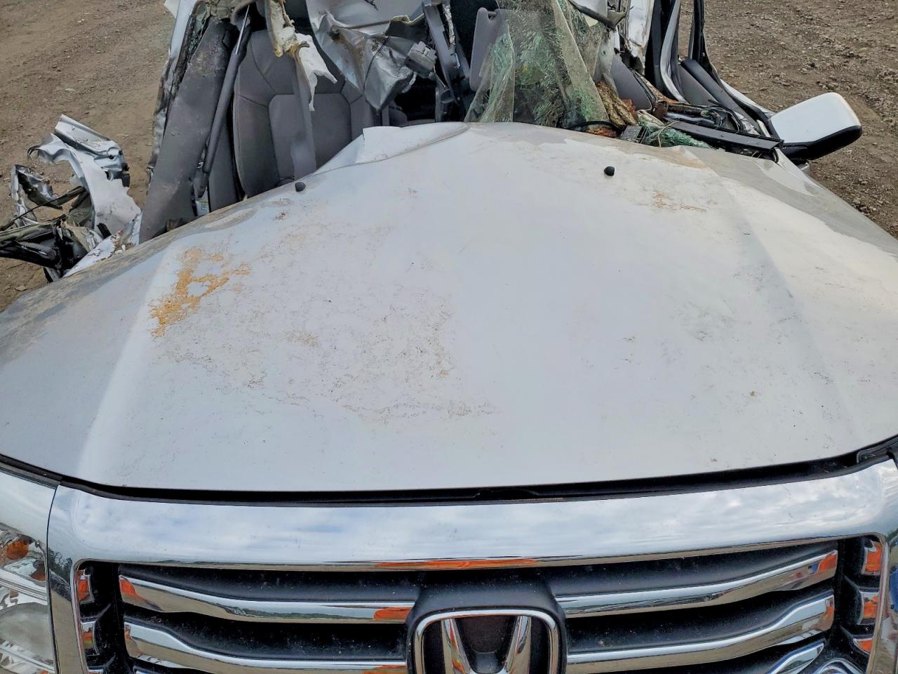 2015 Honda Pilot Exl Silver vin: 5FNYF4H57FB040806