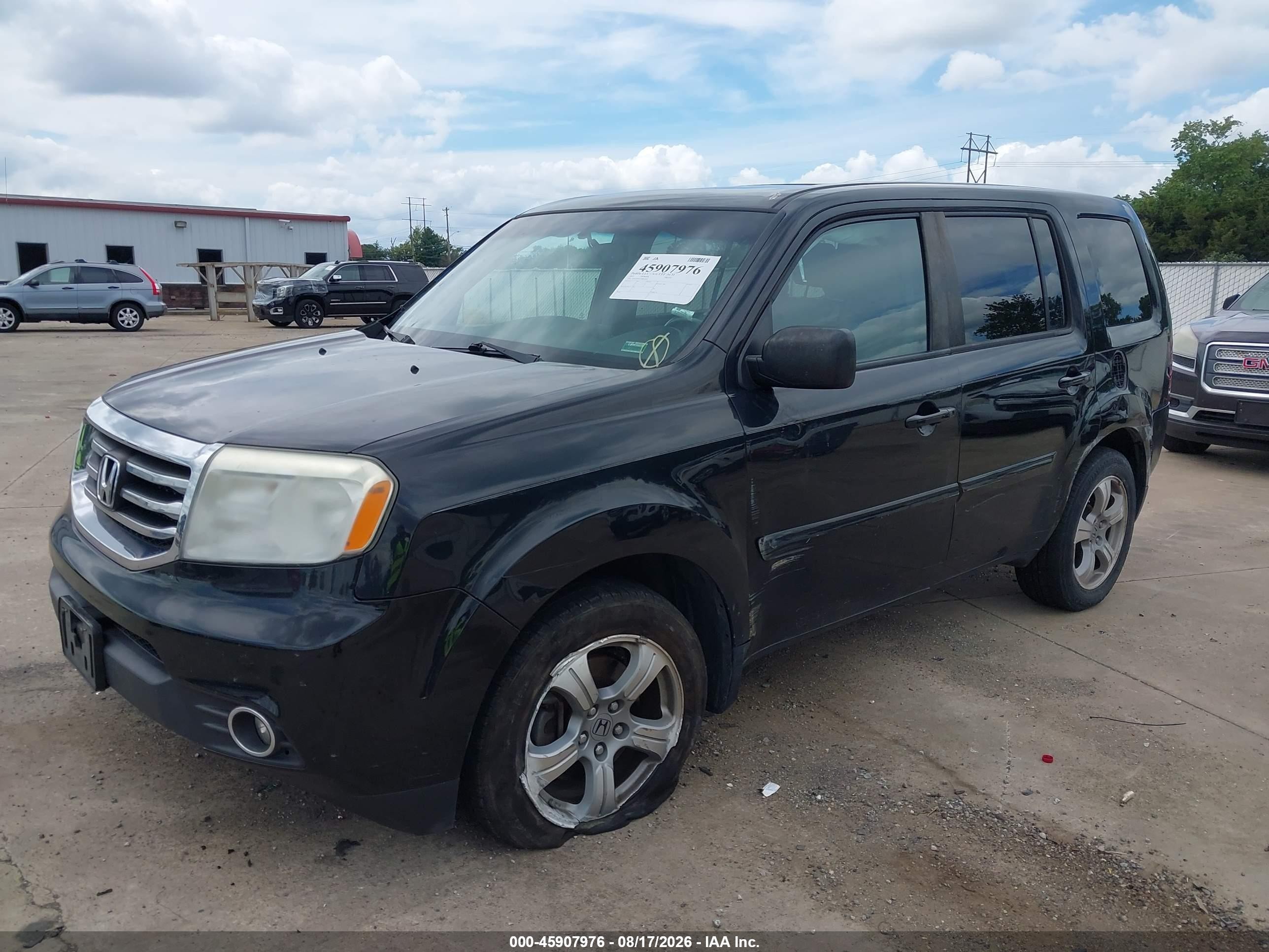 2015 Honda Pilot Ex-l Черный vin: 5FNYF4H57FB041891