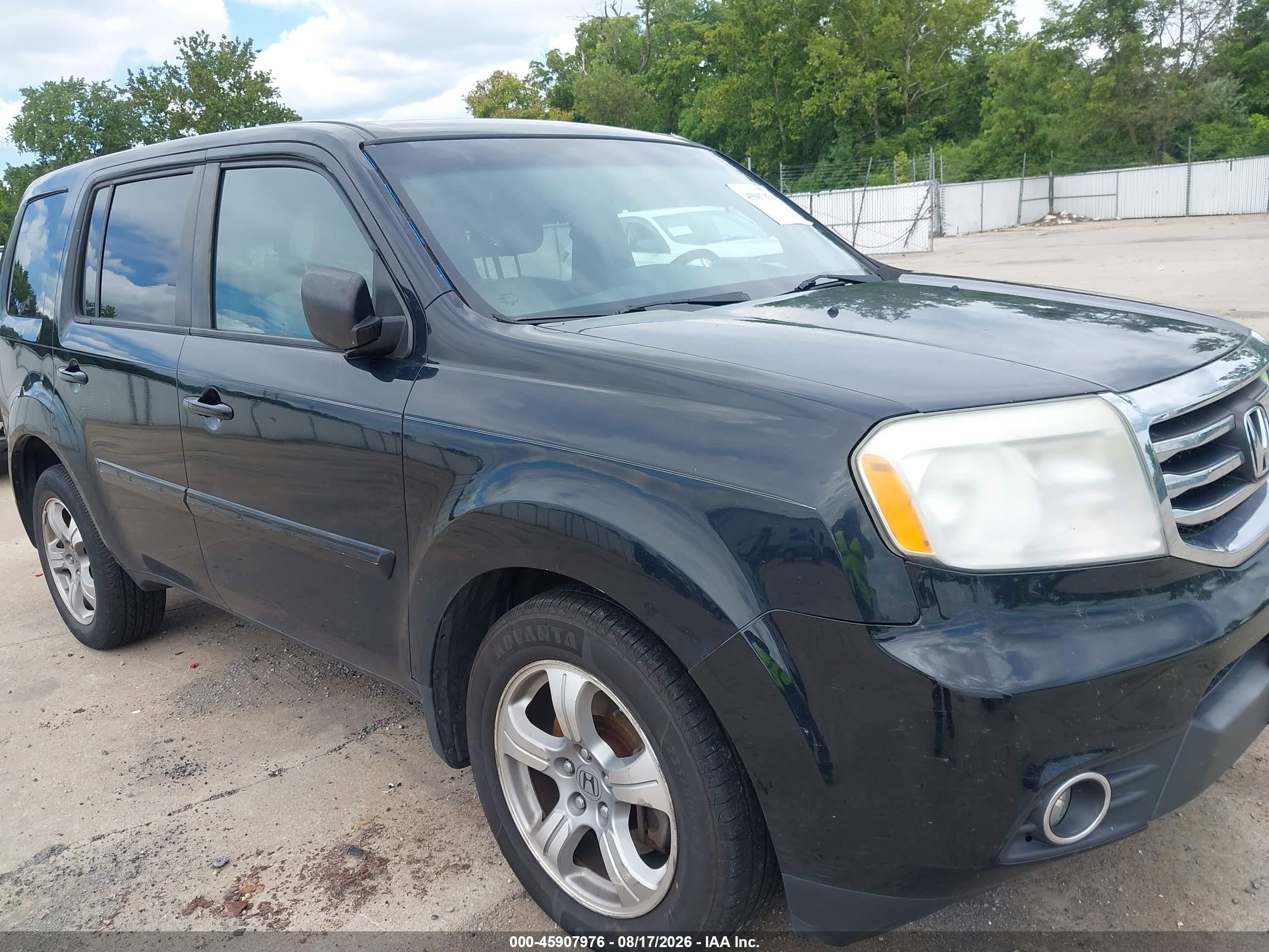 2015 Honda Pilot Ex-l Черный vin: 5FNYF4H57FB041891
