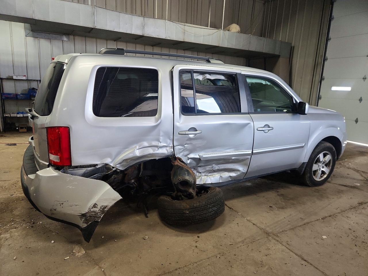 2010 Honda Pilot Exl Silver vin: 5FNYF4H58AB027846