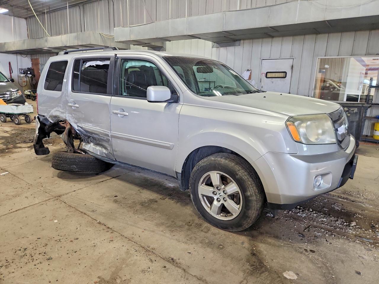 2010 Honda Pilot Exl Silver vin: 5FNYF4H58AB027846