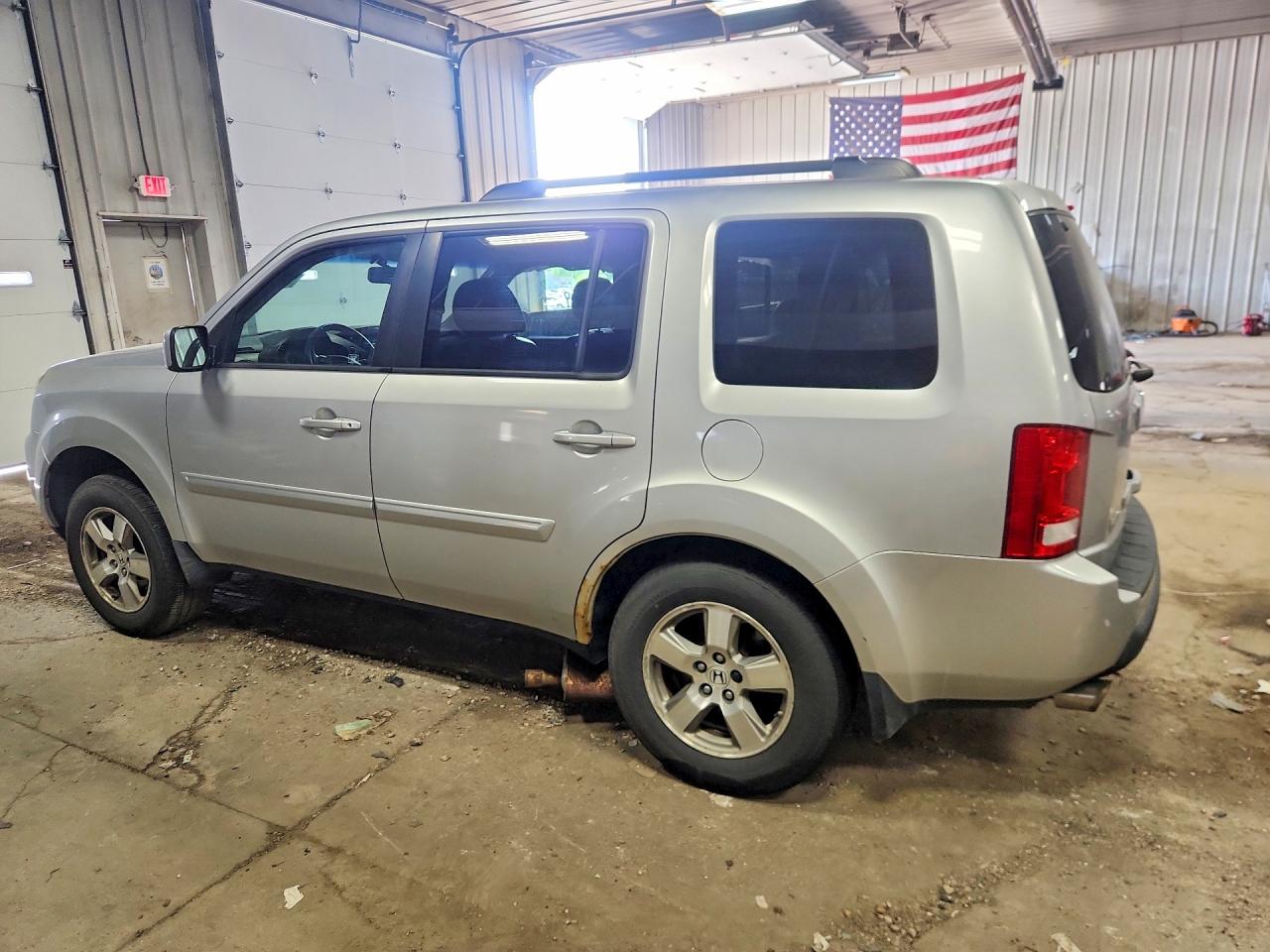2010 Honda Pilot Exl Silver vin: 5FNYF4H58AB027846