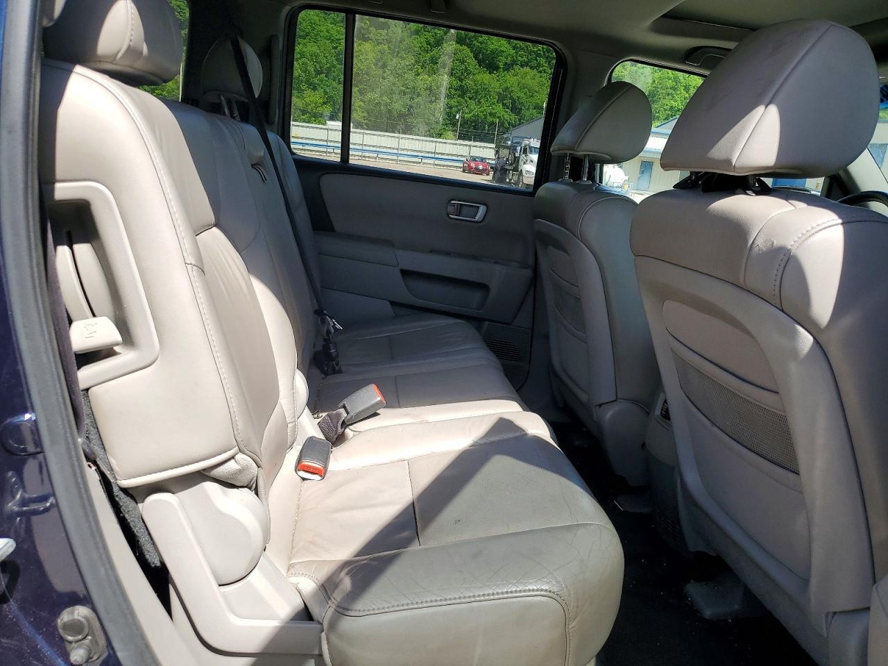 2011 Honda Pilot Exl Blue vin: 5FNYF4H58BB058919
