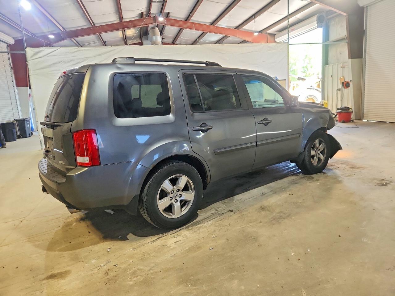 2011 Honda Pilot Exl Gray vin: 5FNYF4H58BB107004
