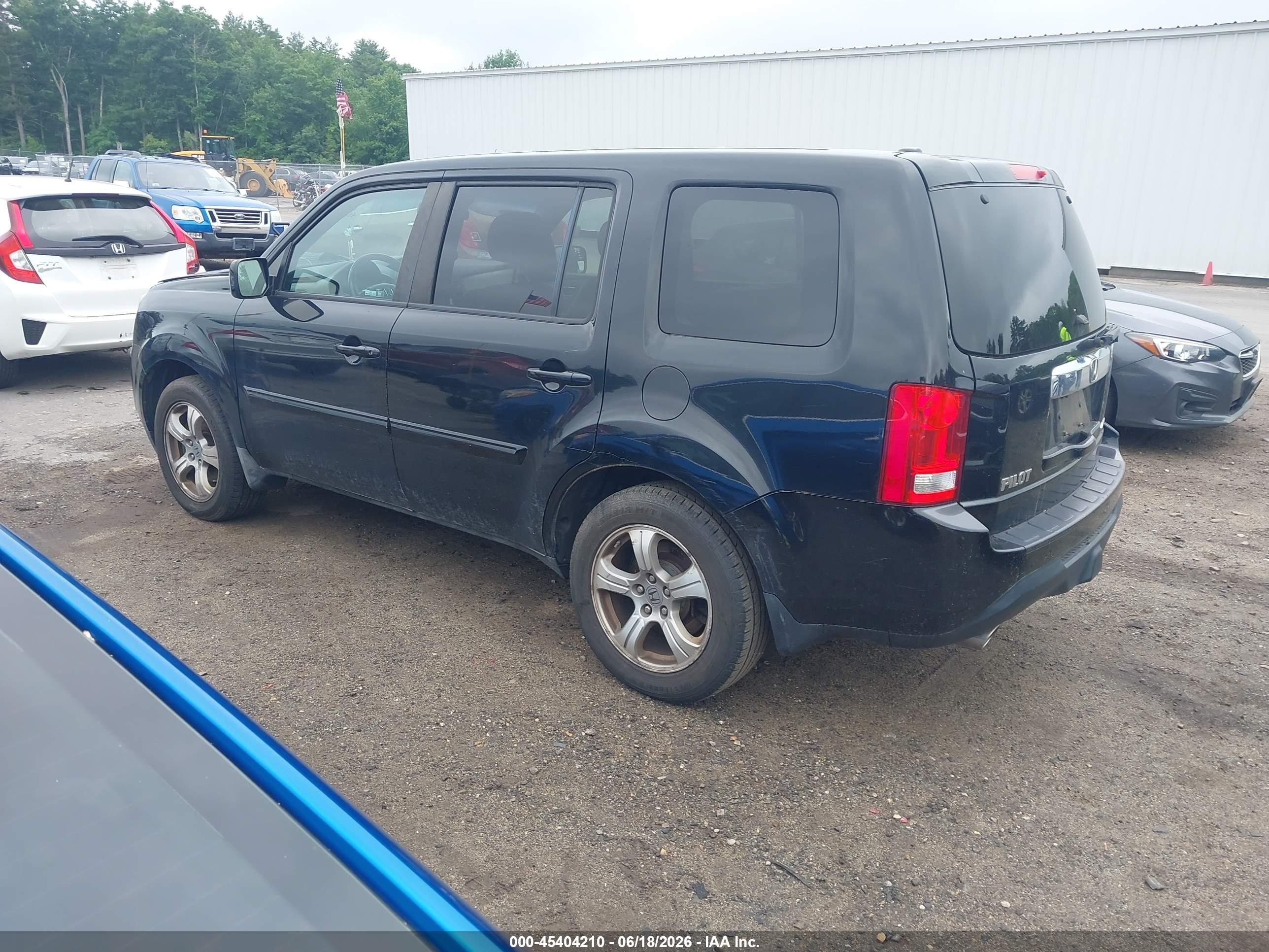 2012 Honda Pilot Ex-l Black vin: 5FNYF4H58CB012413