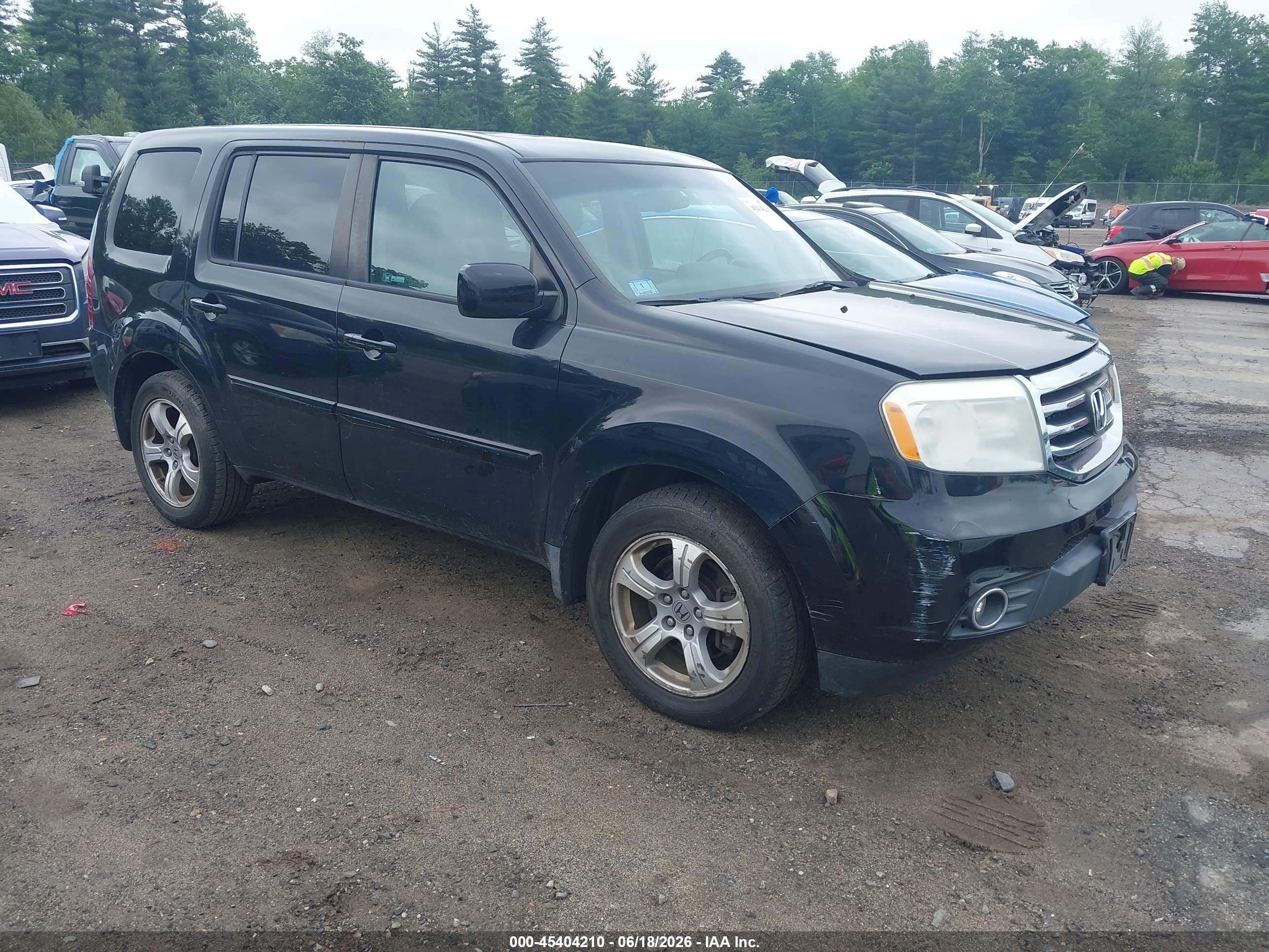 2012 Honda Pilot Ex-l Black vin: 5FNYF4H58CB012413