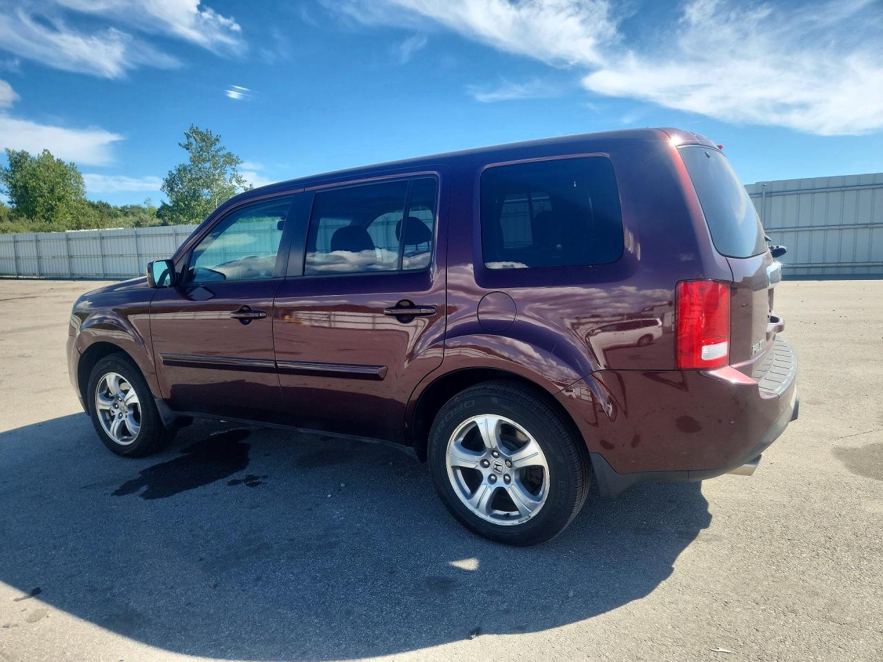 2012 Honda Pilot Exl Burgundy vin: 5FNYF4H58CB019457