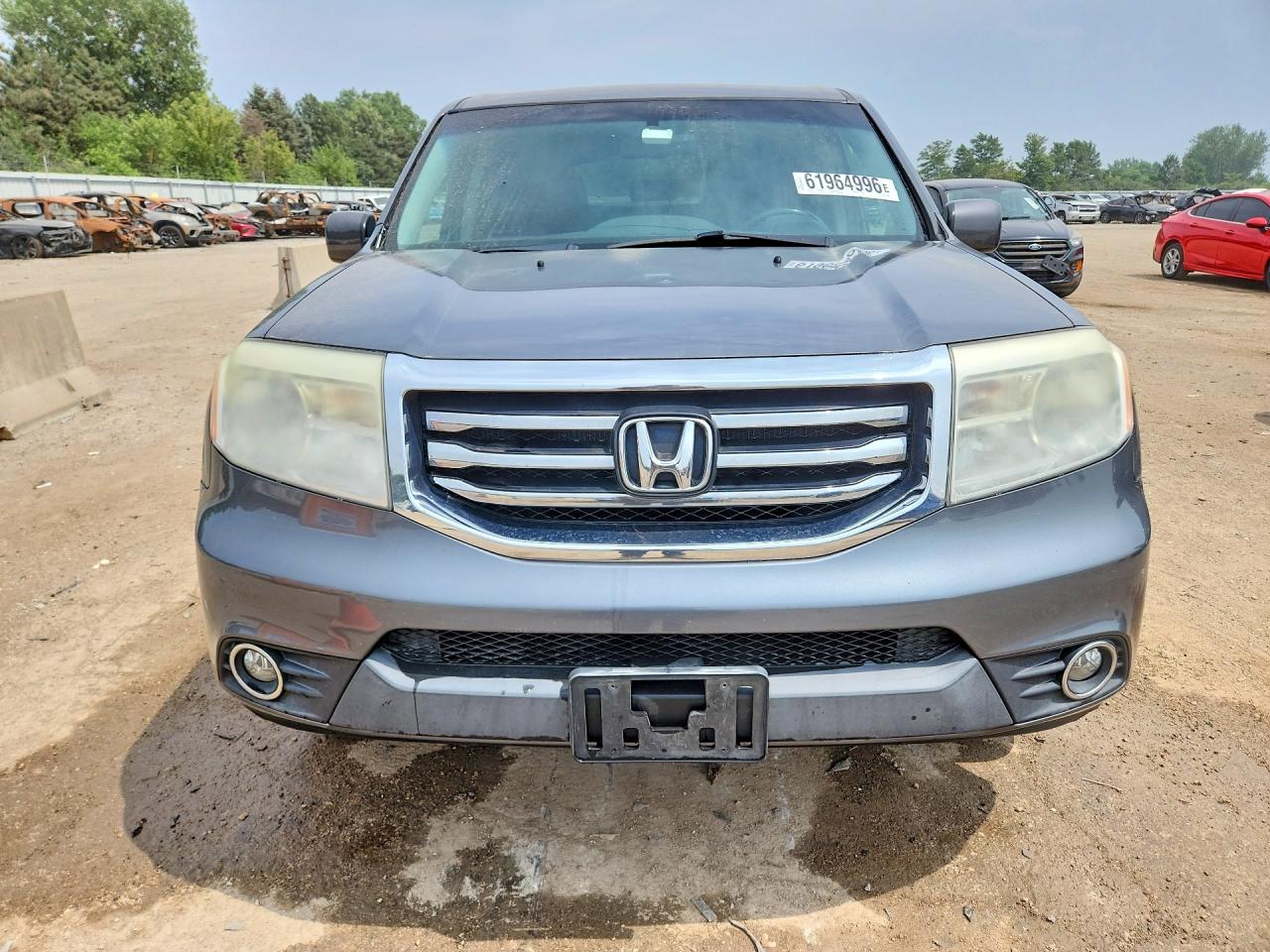 2012 Honda Pilot Exl Gray vin: 5FNYF4H58CB033939