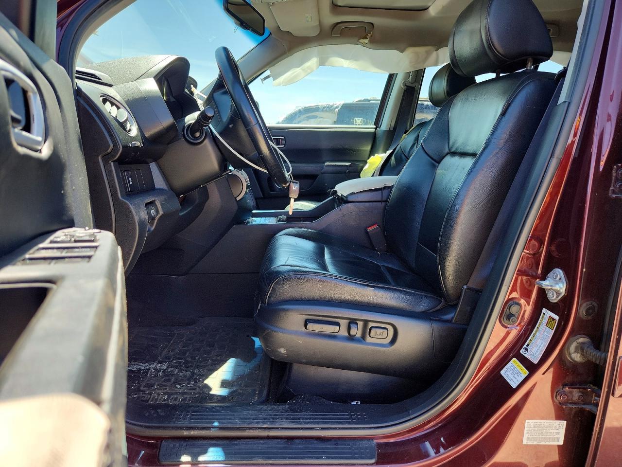 2012 Honda Pilot Exl Burgundy vin: 5FNYF4H58CB034038