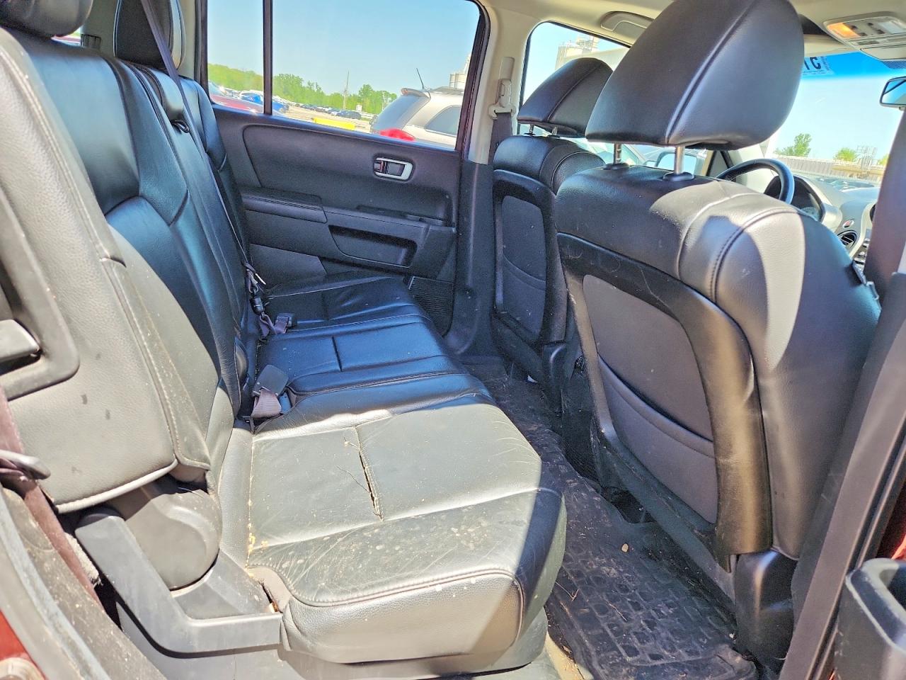 2012 Honda Pilot Exl Burgundy vin: 5FNYF4H58CB034038